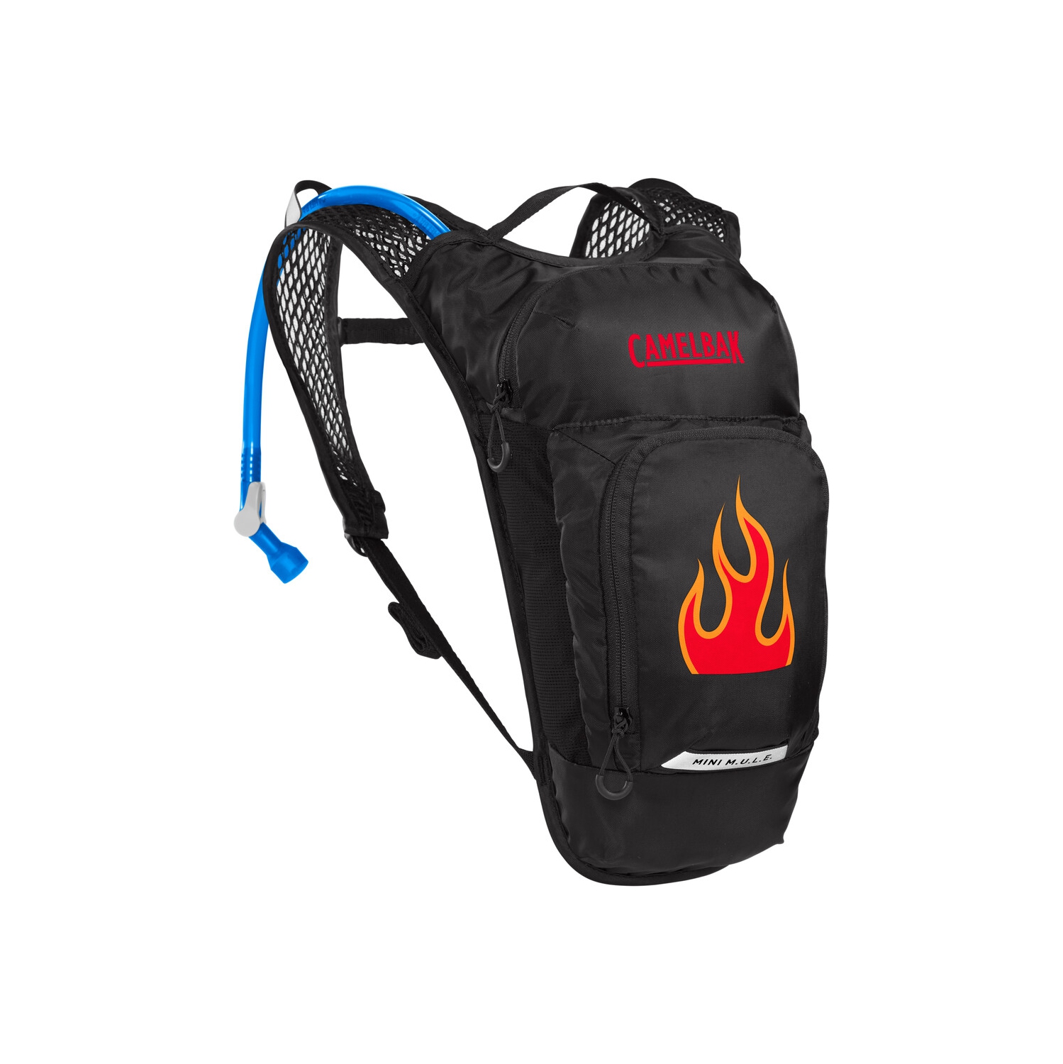 CAMELBAK&nbsp;: MINI M.U.L.E.®&nbsp;: NOIR/FLAMMES&nbsp;: 1,5&nbsp;L / 50 oz