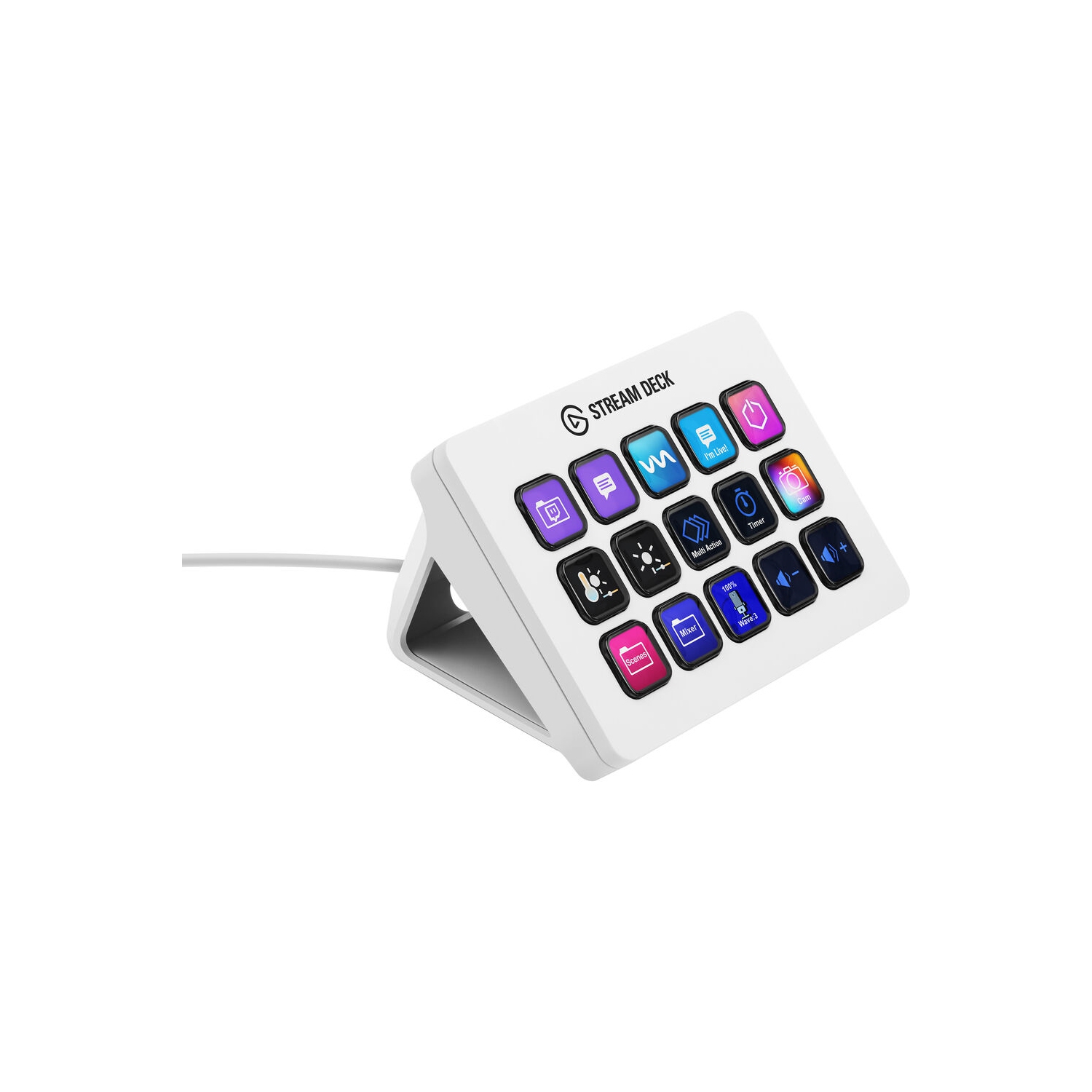 美品 Elgato Stream Deck MK.2 White Amazon.com: Elgato Stream Deck MK.2 White – Studio