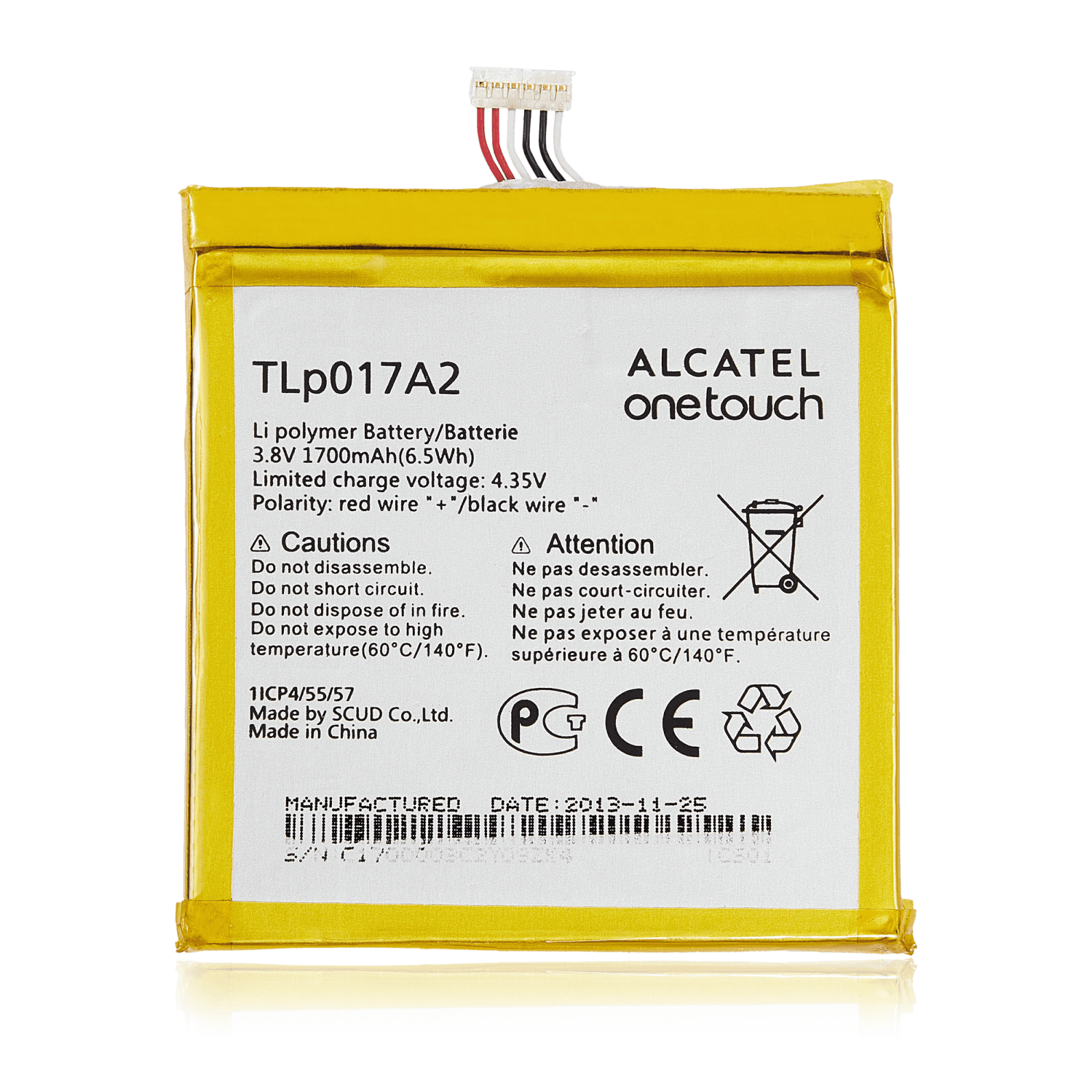 Replacement Battery Compatible For Alcatel One Touch Idol Mini