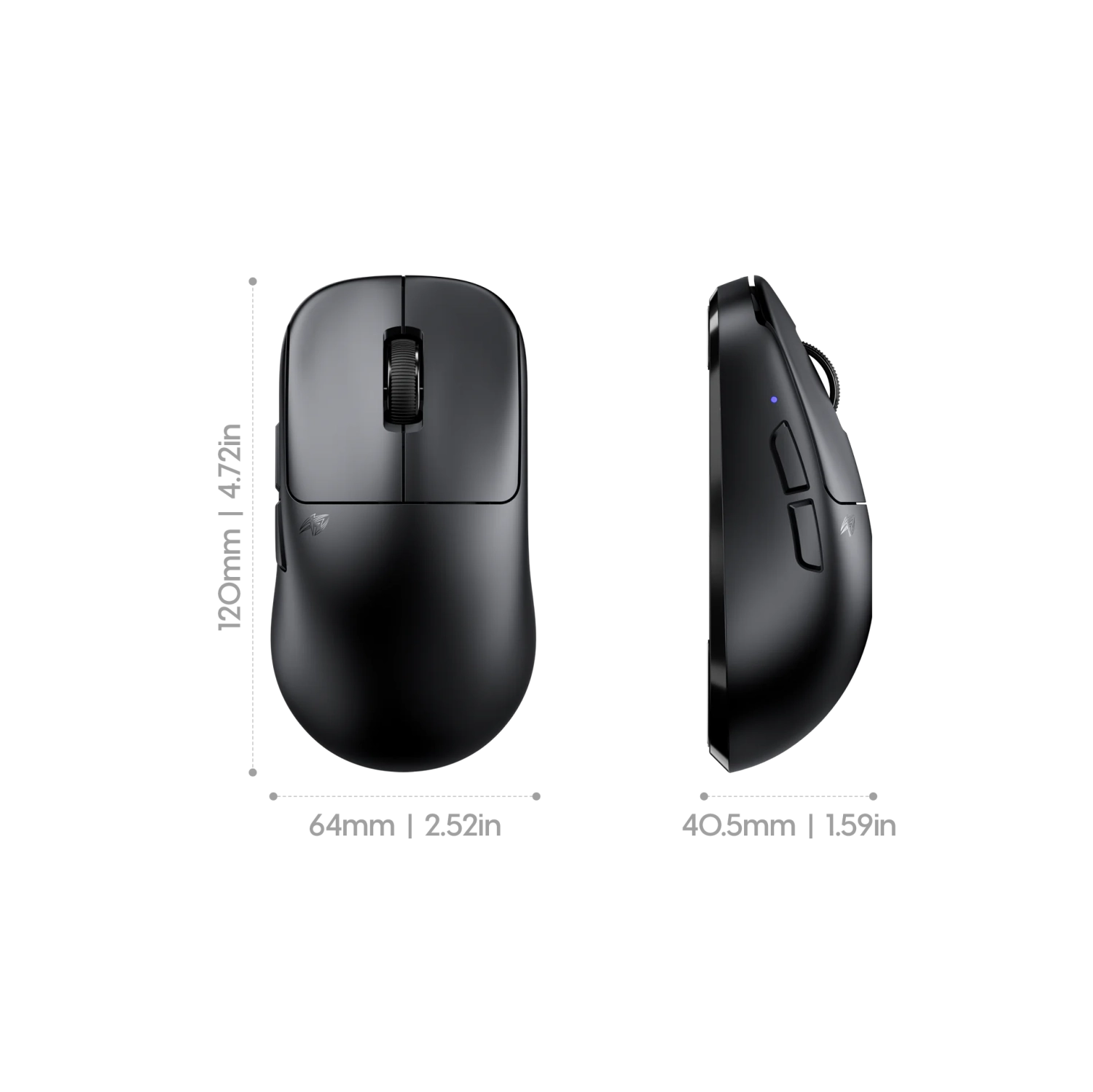Pulsar TenZ Signature Edition Wireless Gaming Mouse - Ultra-Lightweight 47g, 8K Polling, PAW3395 Sensor, Symmetrical Shape - Black