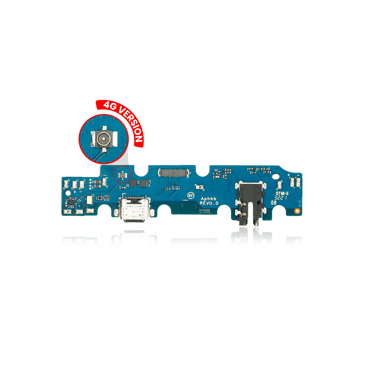 Charging Port With PCB Board Compatible For Samsung Galaxy Tab A7 Lite 8.7" (T225 / T227) (4G Version) (Premium)
