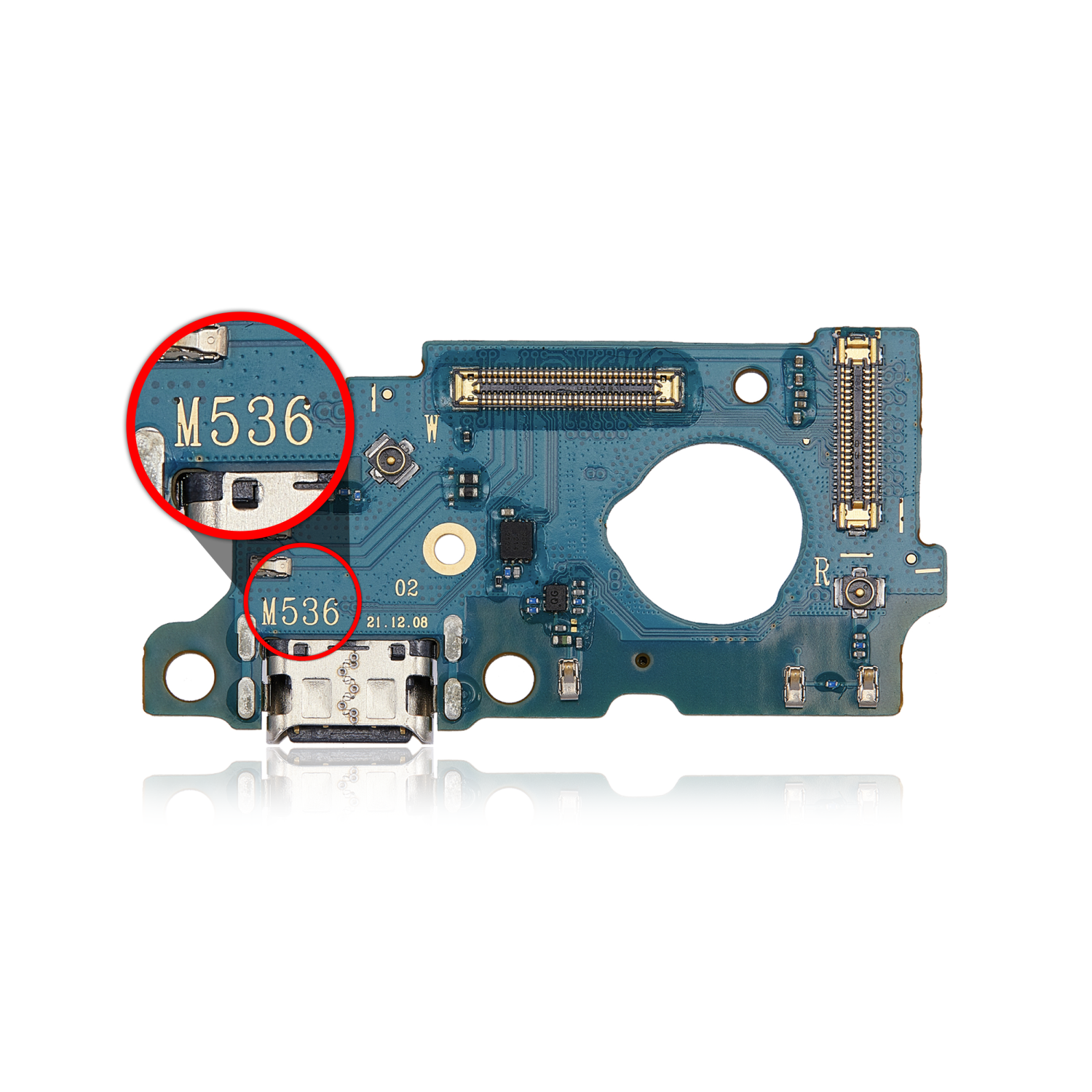 Charging Port With Board Compatible For Samsung Galaxy M53 (Premium)