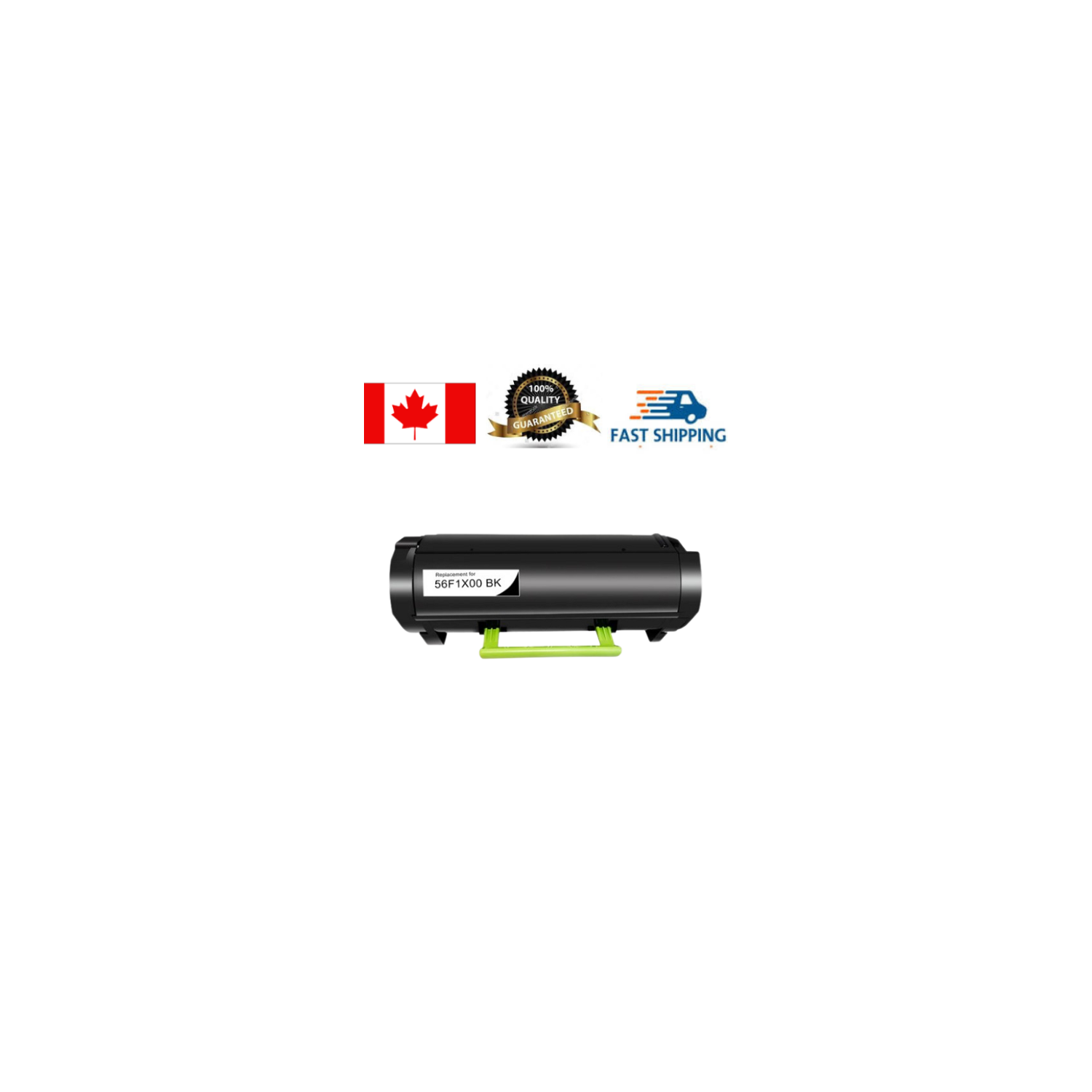 Lexmark – Cartouche de toner noir 56F1X00, compatible