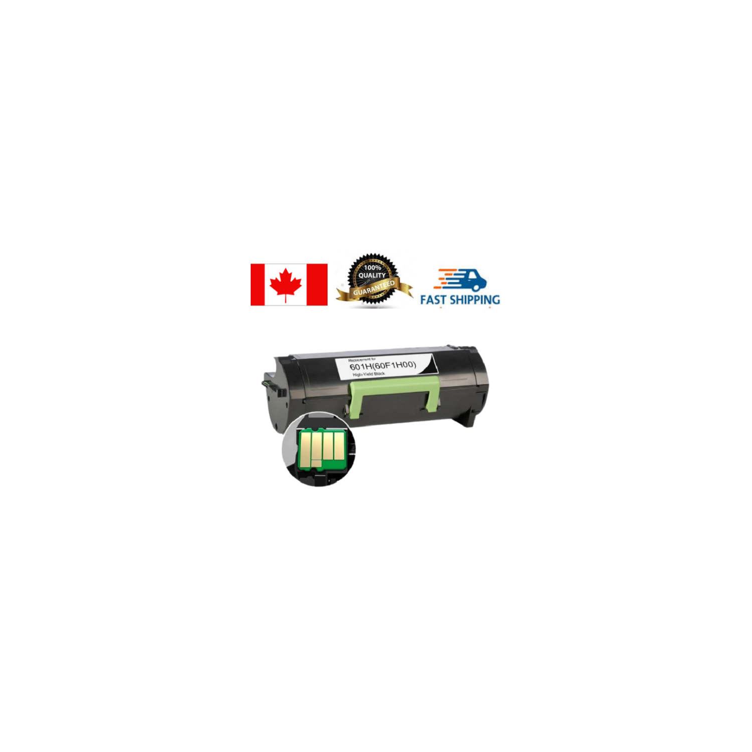 Lexmark 601H 60F1H00 Toner Cartridge, Compatible