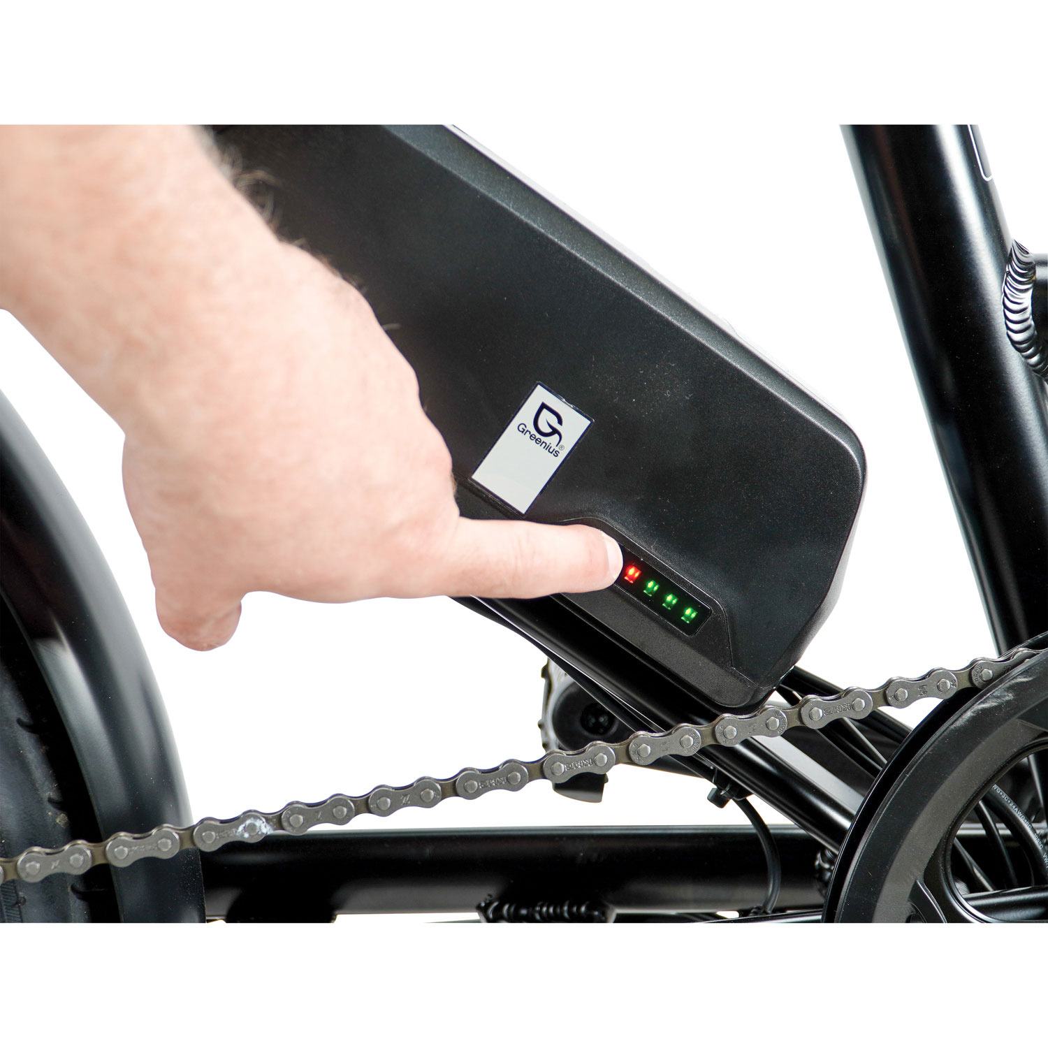 Vélo électrique cargo repliable à cadre bas EasyHaul d'Everyday Essentials - Noir