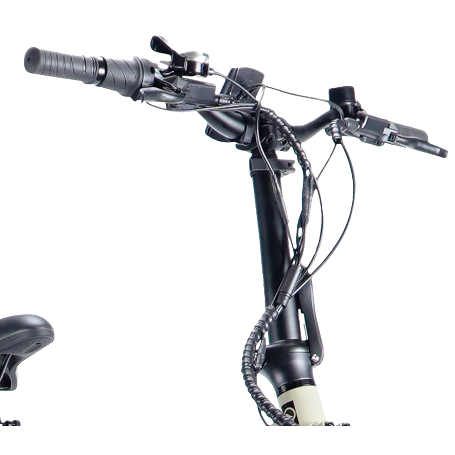 Vélo électrique cargo repliable à cadre bas EasyHaul d'Everyday Essentials - Taupe