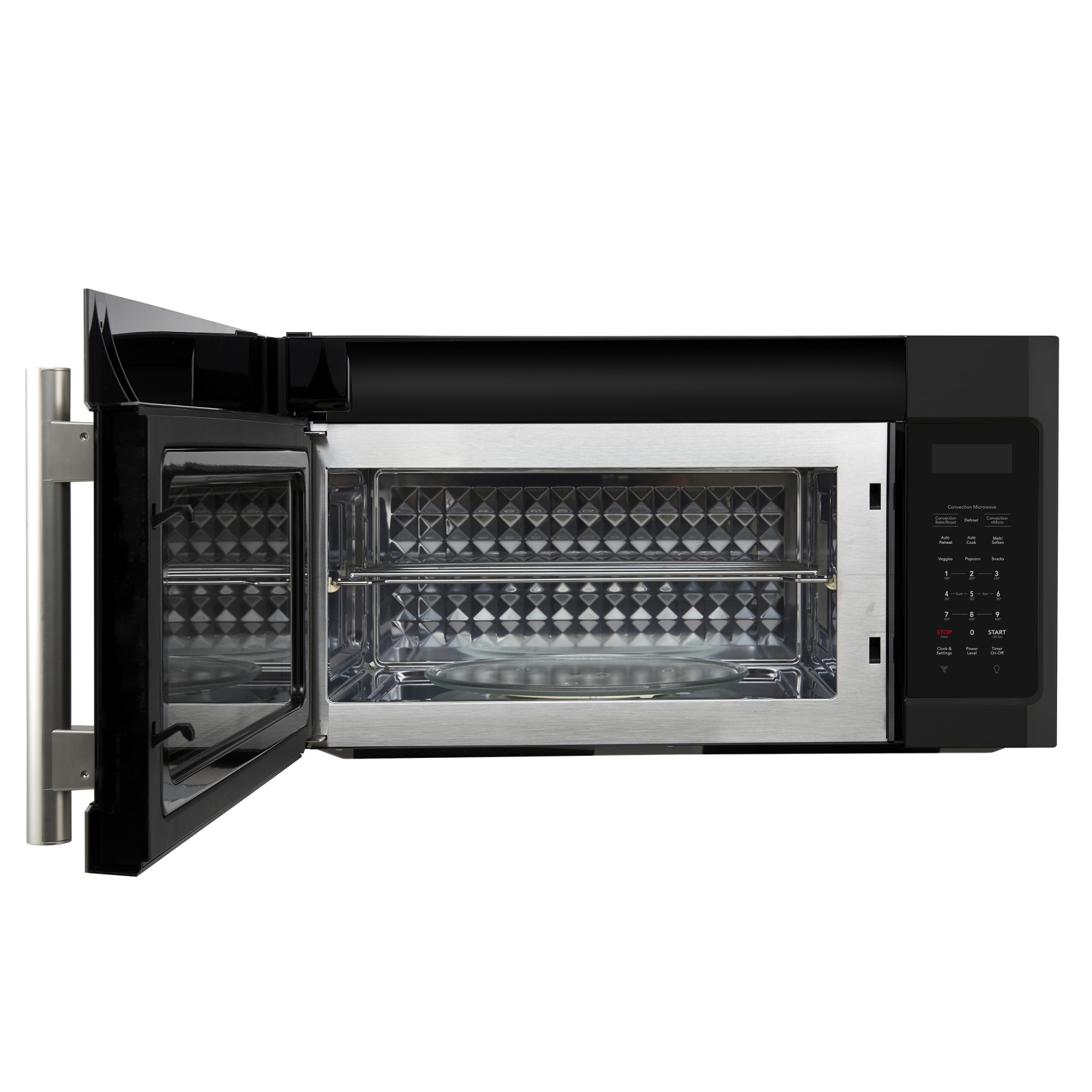 Four à micro-ondes à hotte intégrée Forno Fornace 30 po à convection, noir – 1,5 pi³, évent 300 pi3/min, commandes tactiles, éclairage LED