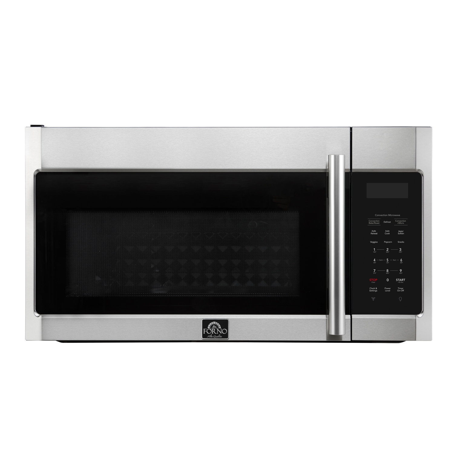 Forno Fornace 30-Inch Over the Range Convection Microwave, Stainless Steel â€“ 1.5 cu.ft, 300 CFM Vent, Touch Control, LED Light