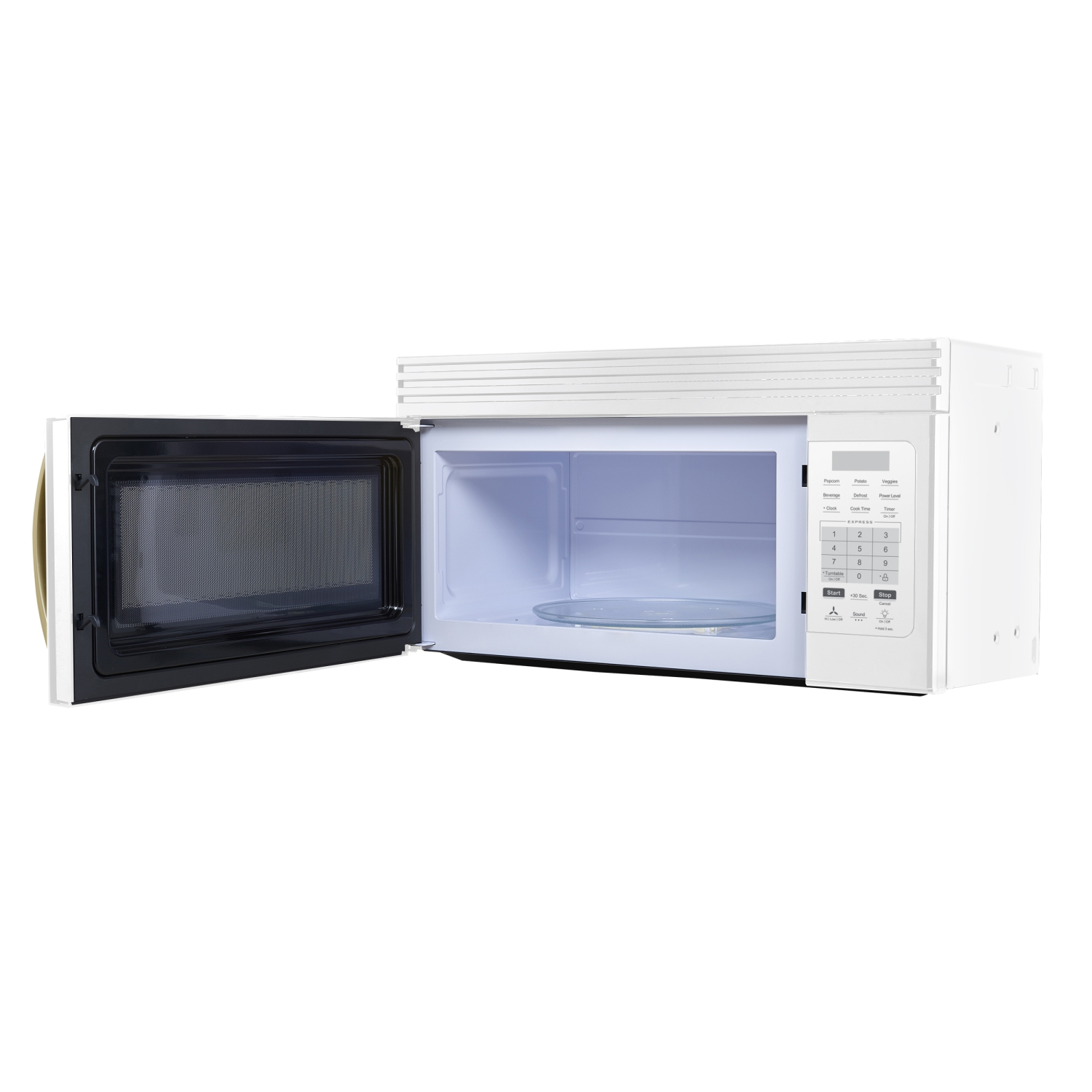 Forno Scalo 30-Inch Over the Range Microwave, White â€“ 1.6 cu.ft, 300 CFM Vent, Touch Control, LED Light