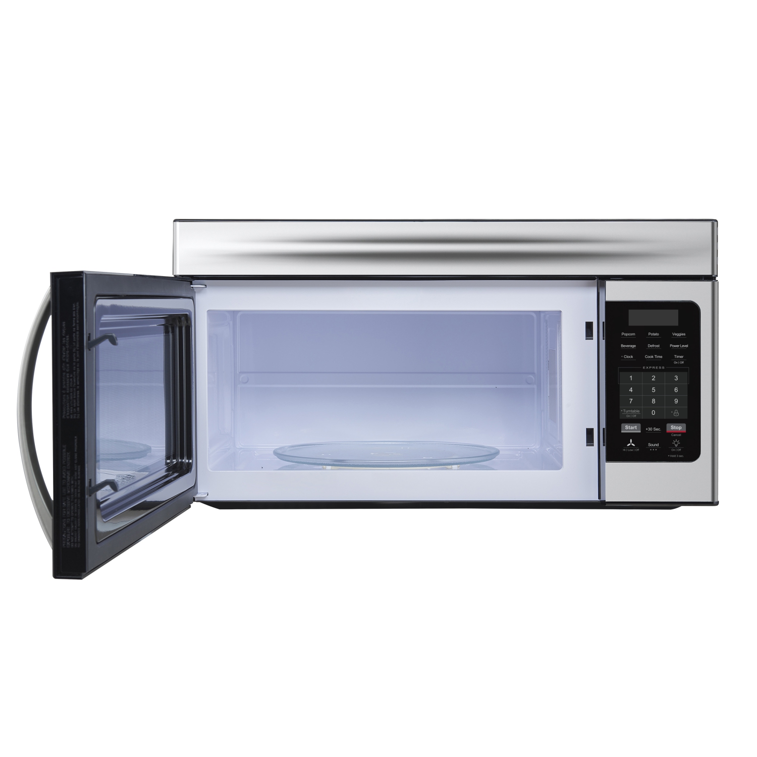 Forno Scalo 30-Inch Over the Range Microwave, Stainless Steel â€“ 1.6 cu.ft, 300 CFM Vent, Touch Control, LED Light