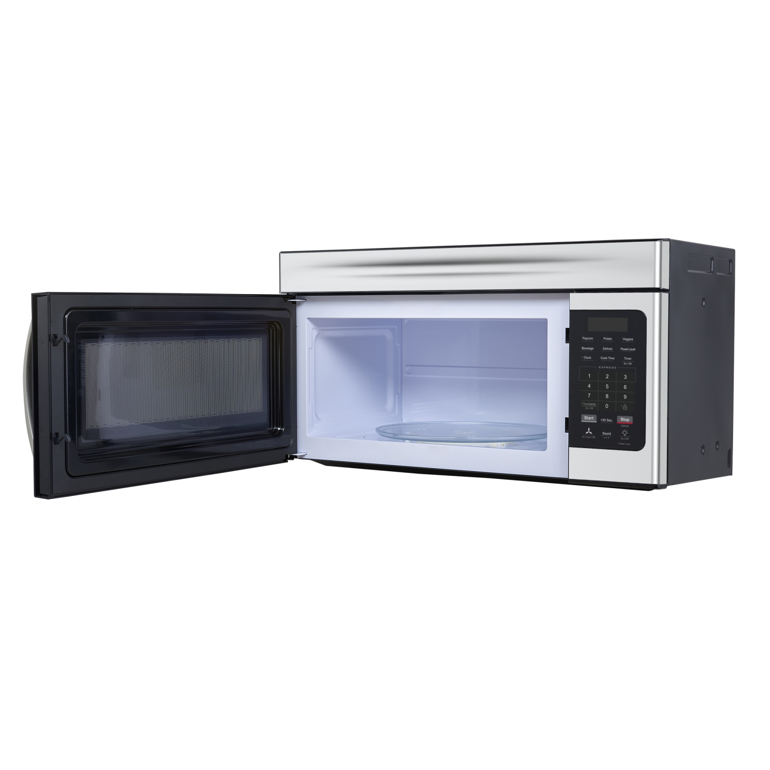Forno Scalo 30-Inch Over the Range Microwave, Stainless Steel â€“ 1.6 cu.ft, 300 CFM Vent, Touch Control, LED Light