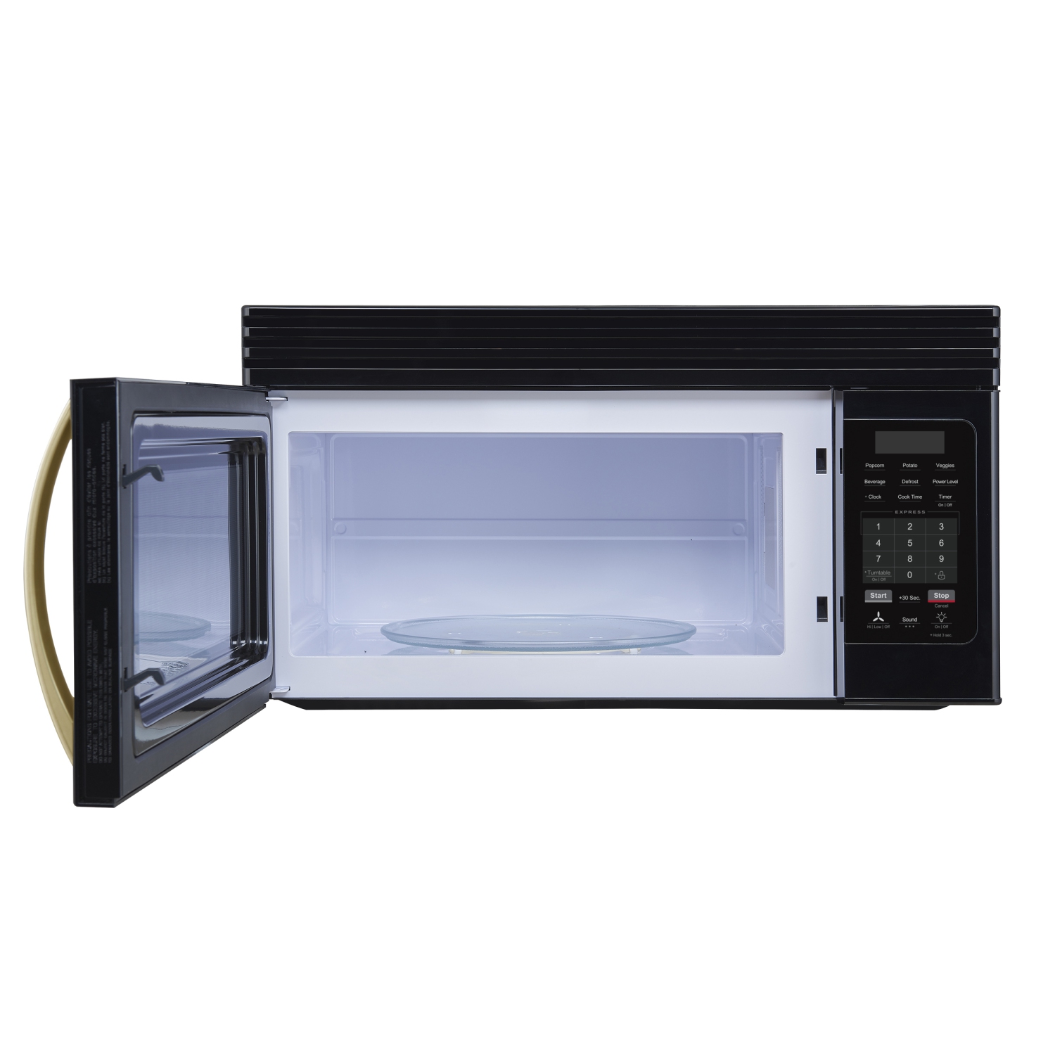Four à micro-ondes à hotte intégrée Forno Scalo 30&nbsp;po, noir â€“ 1,6&nbsp;pi³, évent 300 pi3/min, commandes tactiles, éclairage LED