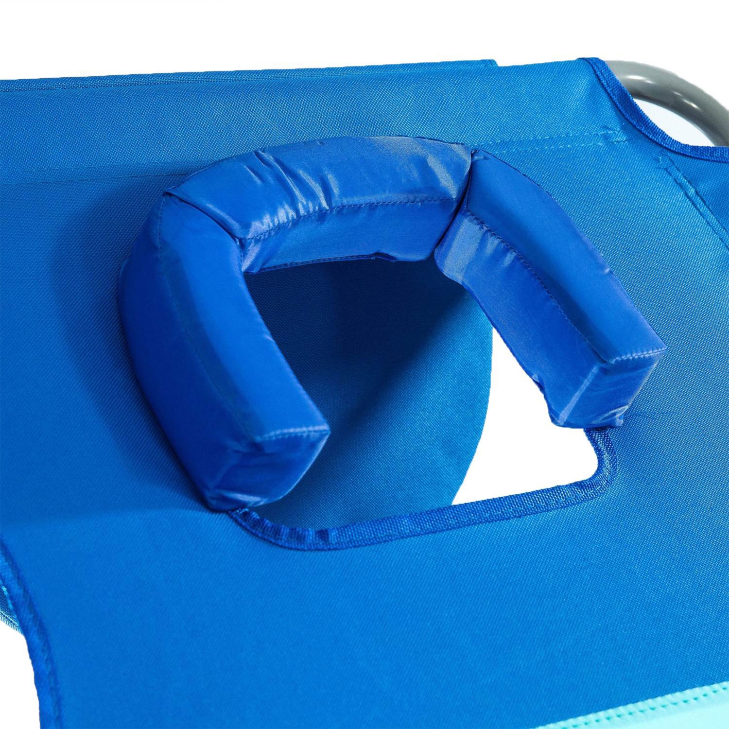 Chaise longue confortable pour femmes Ostrich, chaise de camping de plage pour bronzer, bleu océan