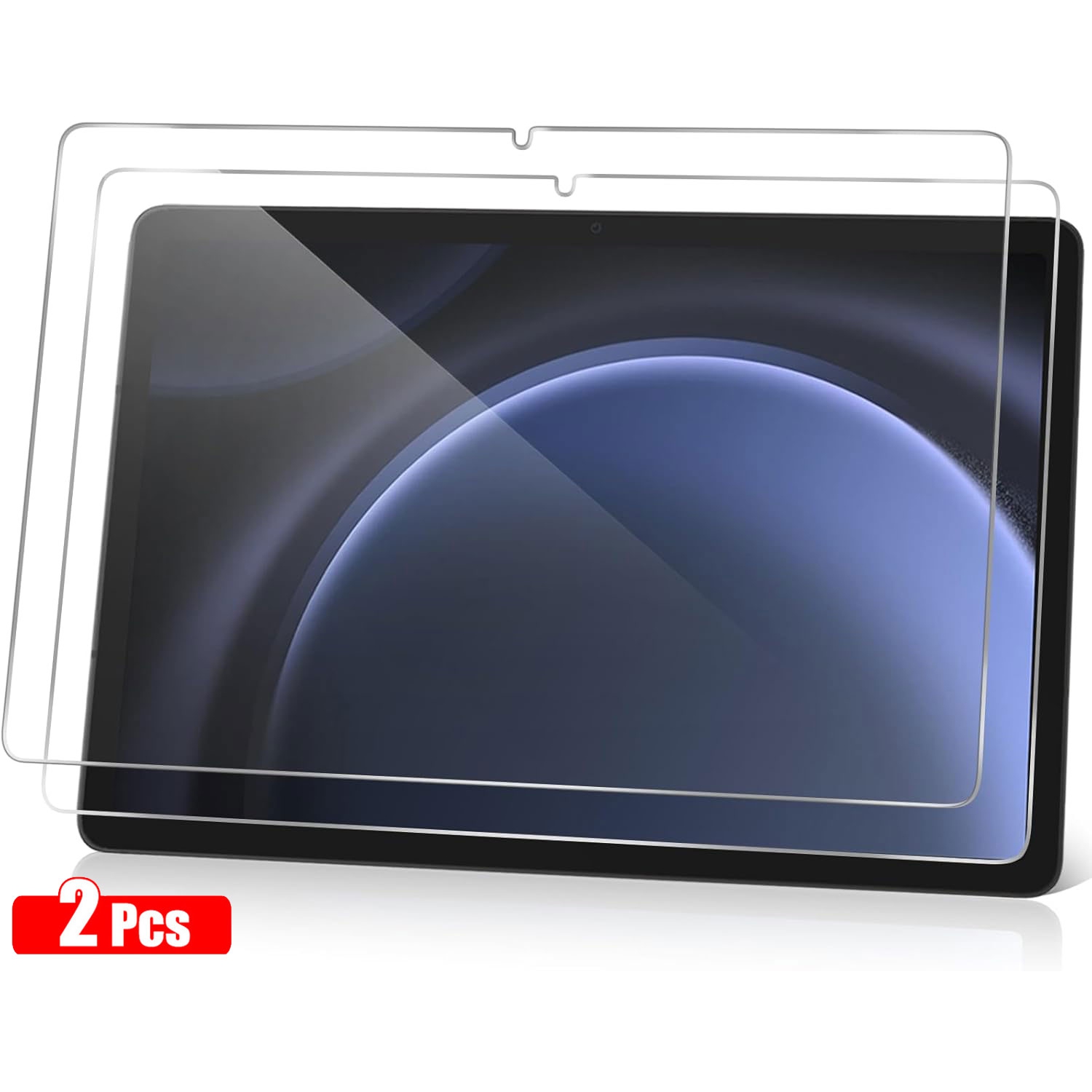 Protecteur d'écran ultramince en verre trempé XCRS [Paquet de 2] pour Galaxy Tab S8/S9/S9 FE/S10 FE de Samsung