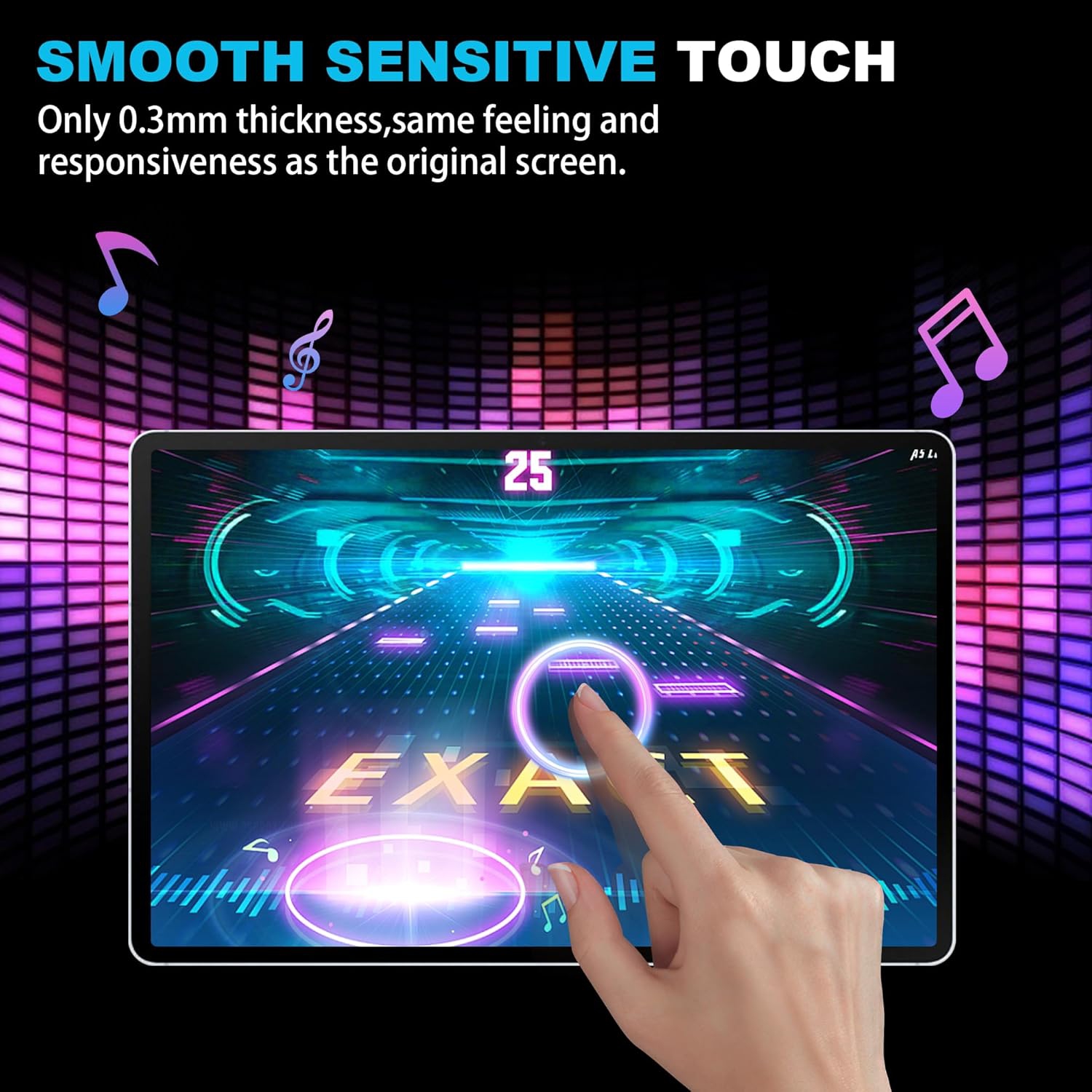 XCRS [Paquet de 2] Protecteur d'écran en verre trempé pour tablette Galaxy Tab S10 FE+ SM-X620 de Samsung, étui et sans bulles