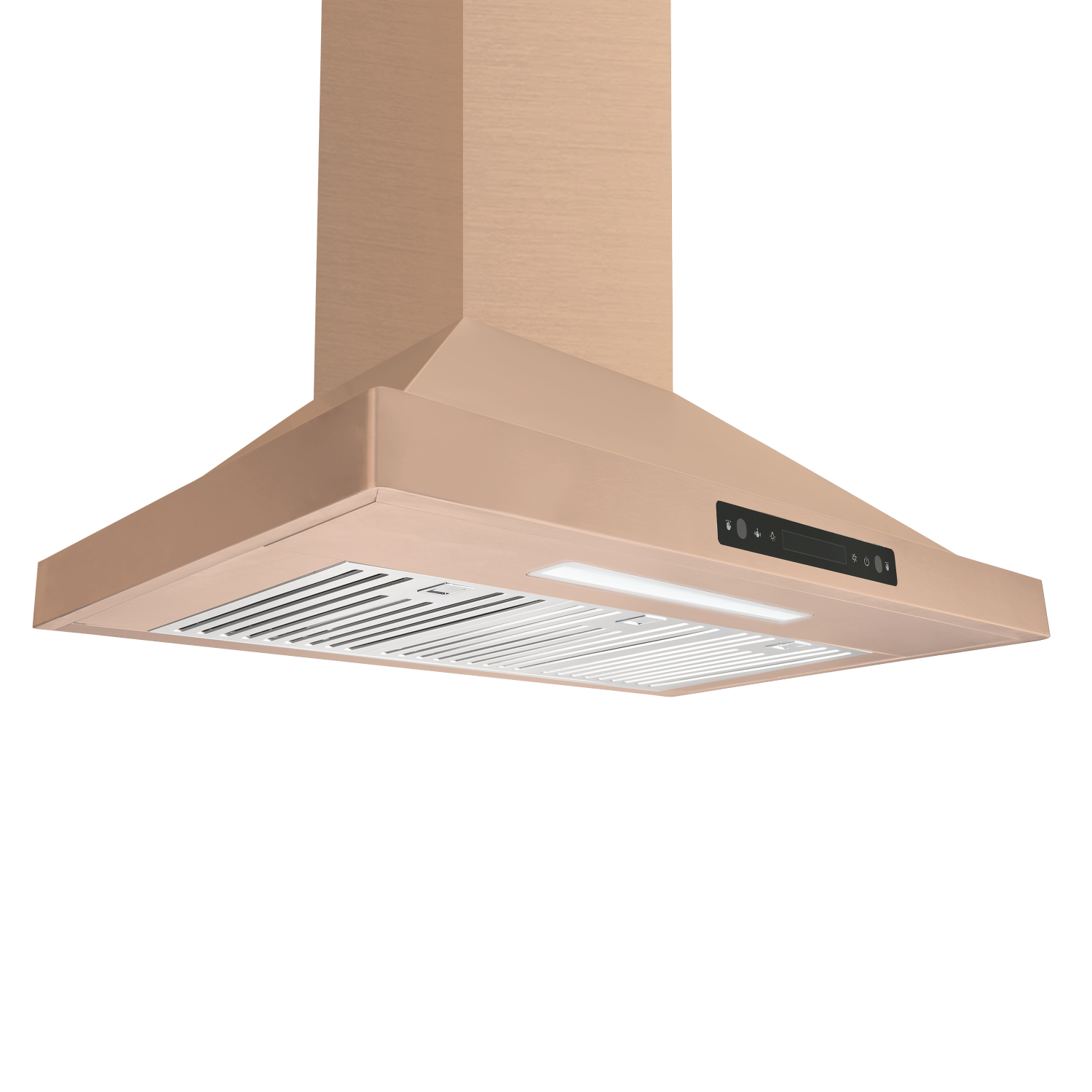 Vesta Brussels – Hotte murale de 36&nbsp;po à 6 vitesses en acier inoxydable rose doré, 800 pi3/min