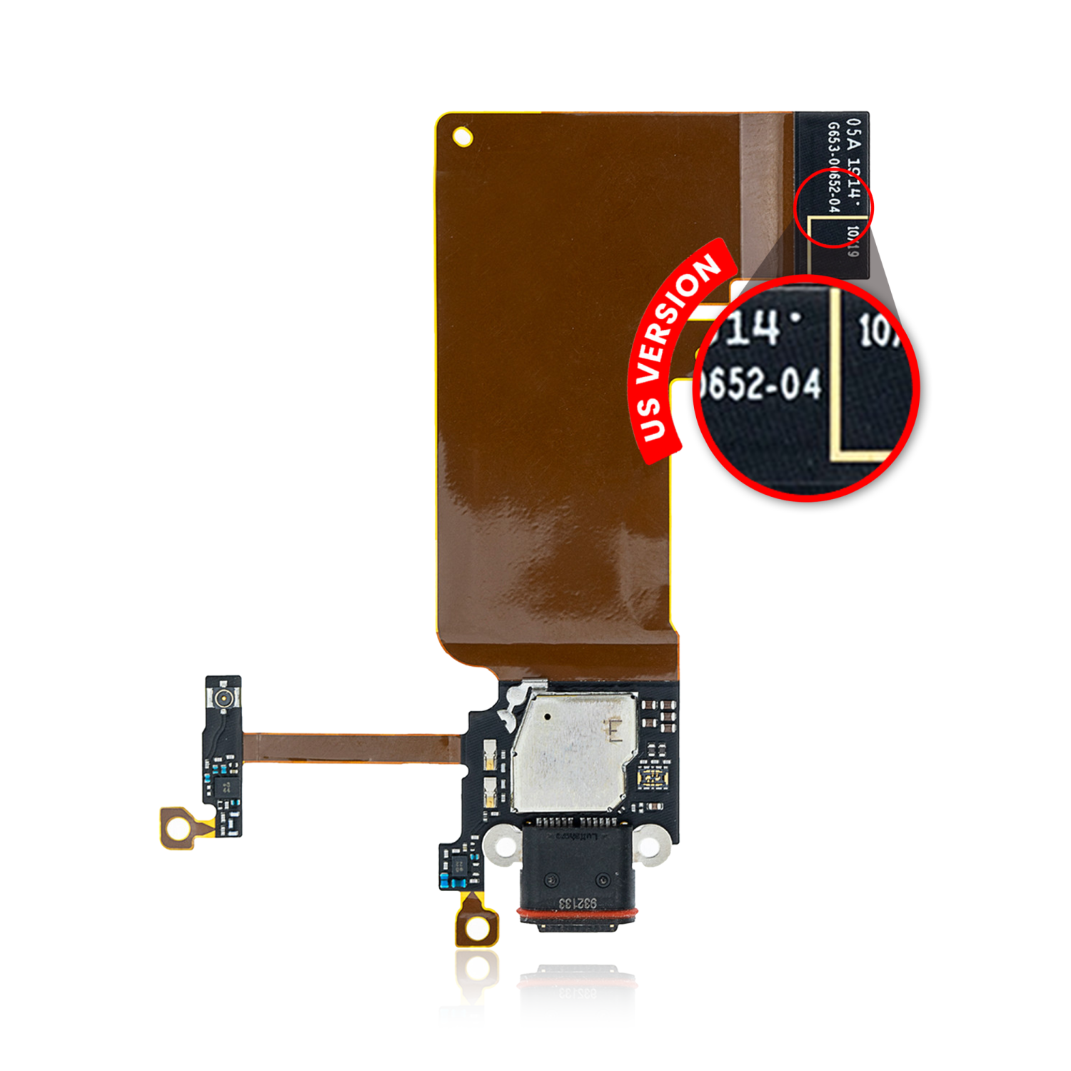 Charging Port With Flex Cable Compatible For Google Pixel 4