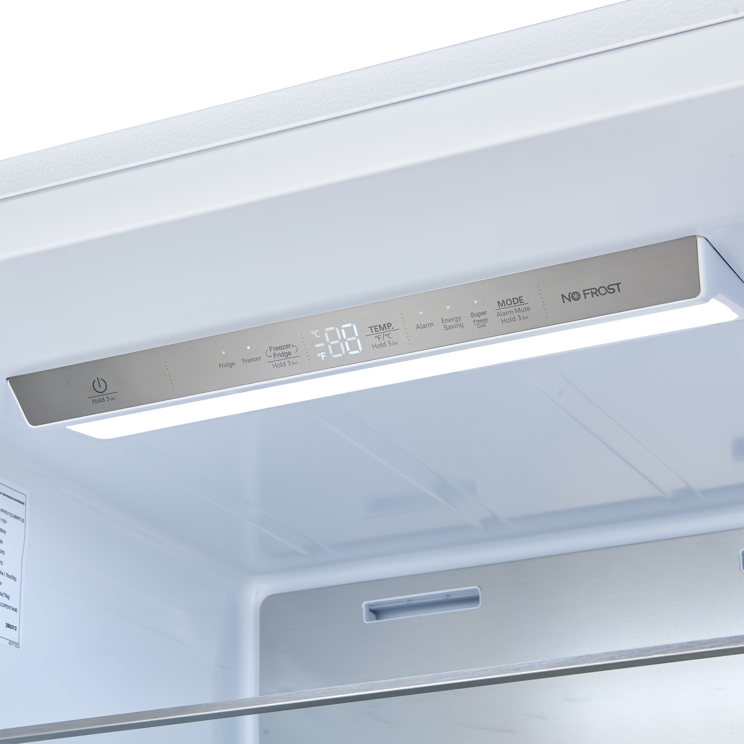 Forno Maderno 2-28-Inch Wide Convertible Refrigerator/Freezer in White, Decorative Trim, 27.2 cu.ft, 84-Inch High, ENERGY STAR Certified