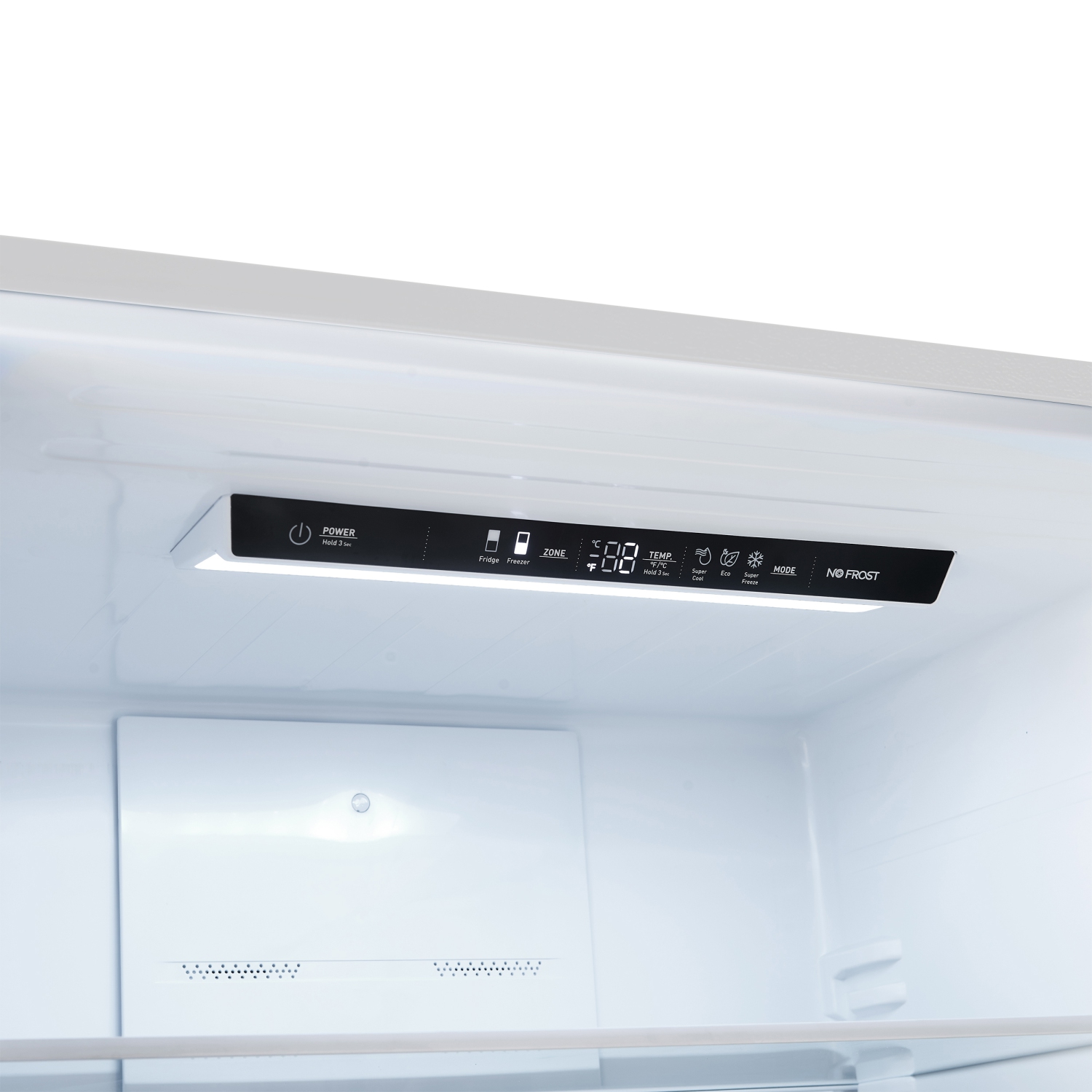 Forno Milano – Réfrigérateur autonome 2 pièces 62&nbsp;po à congélateur inférieur double, acier inoxydable â€“ 34,4&nbsp;pi³, commandes tactiles,