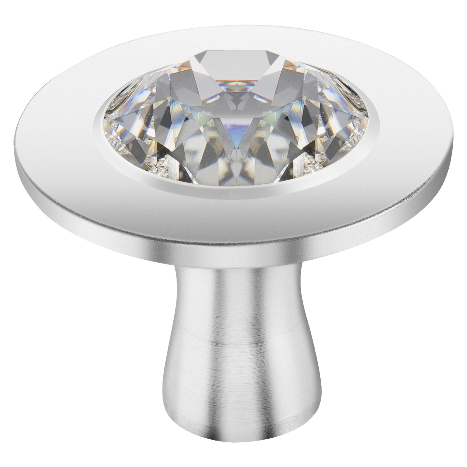Fonte STAUB - Accessoires Bouton rond en acier inoxydable orné de cristal de Swarovski