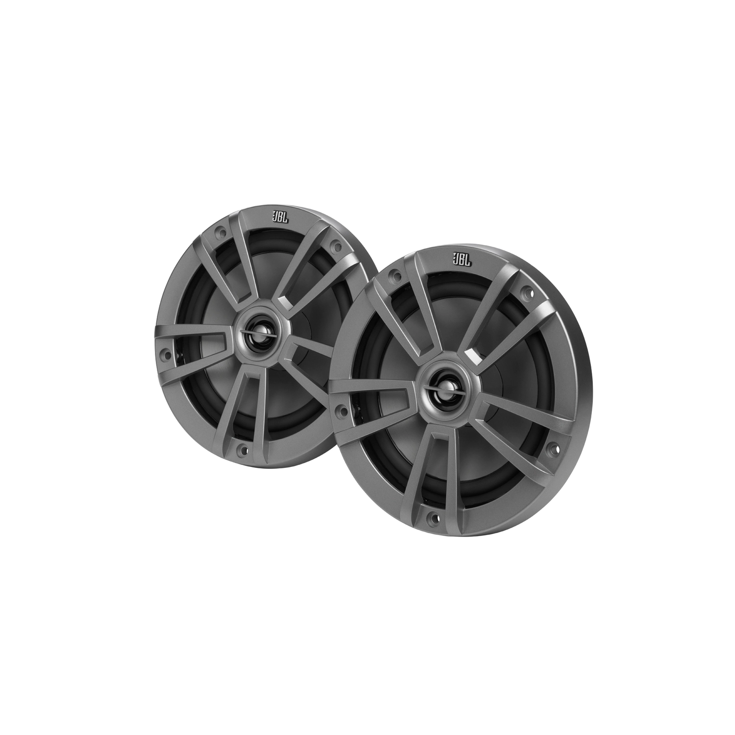 Haut-parleurs nautiques à 2 voies RMS 60&nbsp;W série Stage de JBL 6-1/2&nbsp;po - Gris