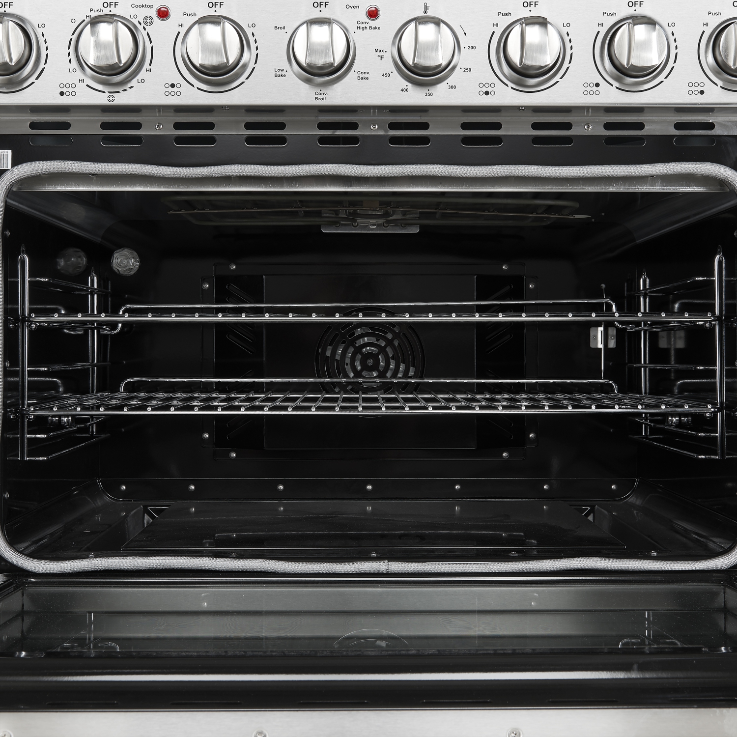 Forno Paolo – Cuisinière électrique autonome de 36&nbsp;po, acier inoxydable, 5,44&nbsp;pi³, four à convection véritable, écoénergétique