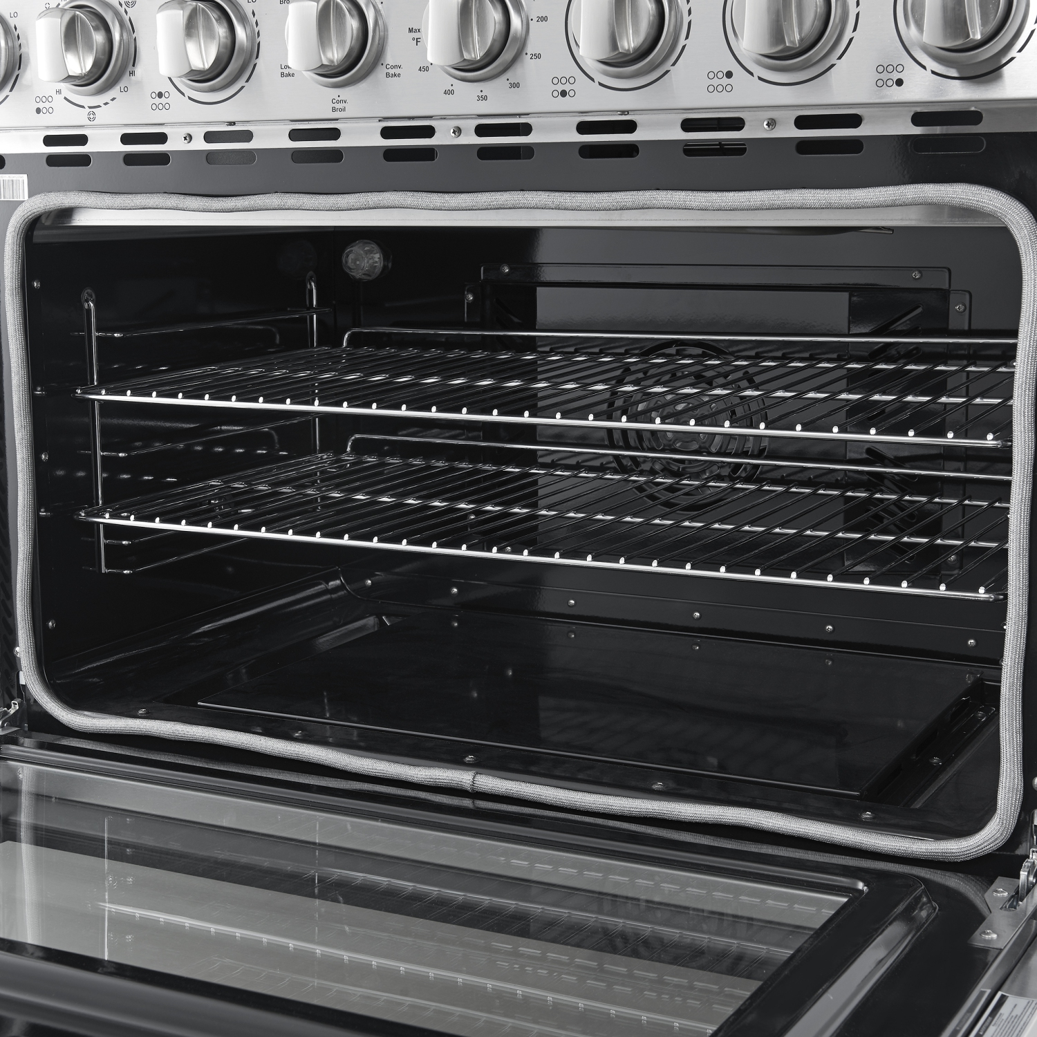 Forno Paolo – Cuisinière électrique autonome de 36&nbsp;po, acier inoxydable, 5,44&nbsp;pi³, four à convection véritable, écoénergétique