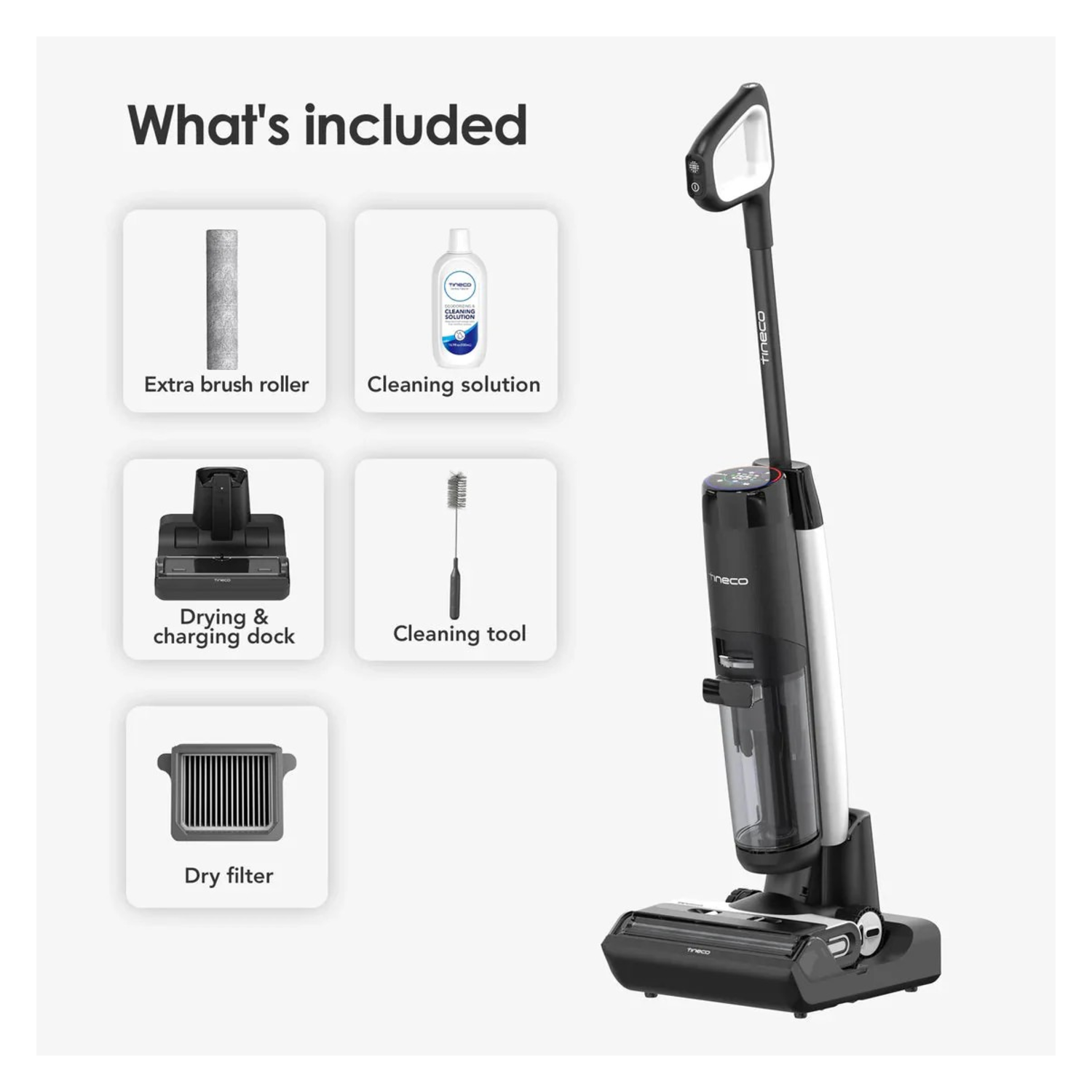 Tineco FLOOR ONE S7 FlashDry Smart Wet Dry Vacuum Cleaner