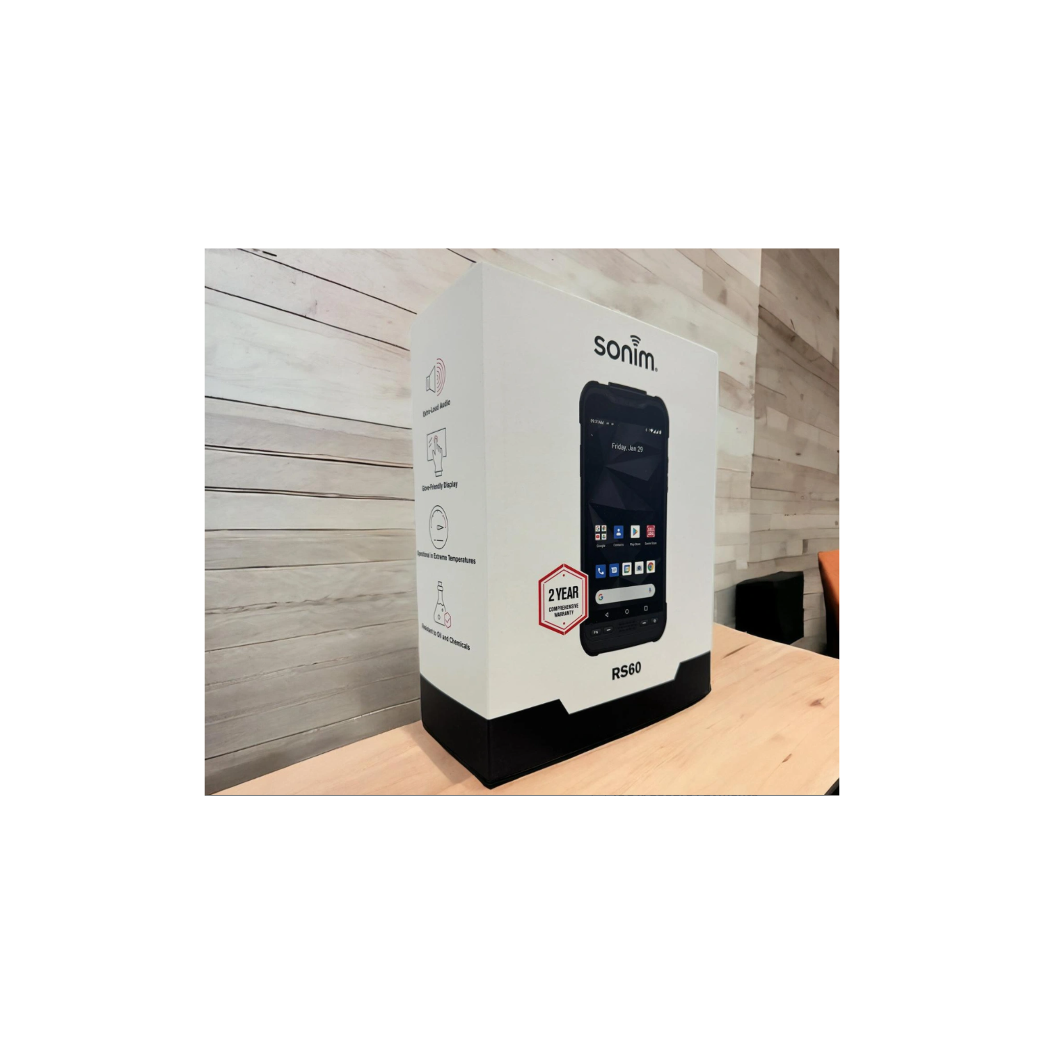 Numériseur intelligent portatif de 6 PO RS60 de Sonim 64 Go, entièrement robuste, noir, déverrouillé – Nouvel achat seulement auprès du vendeur