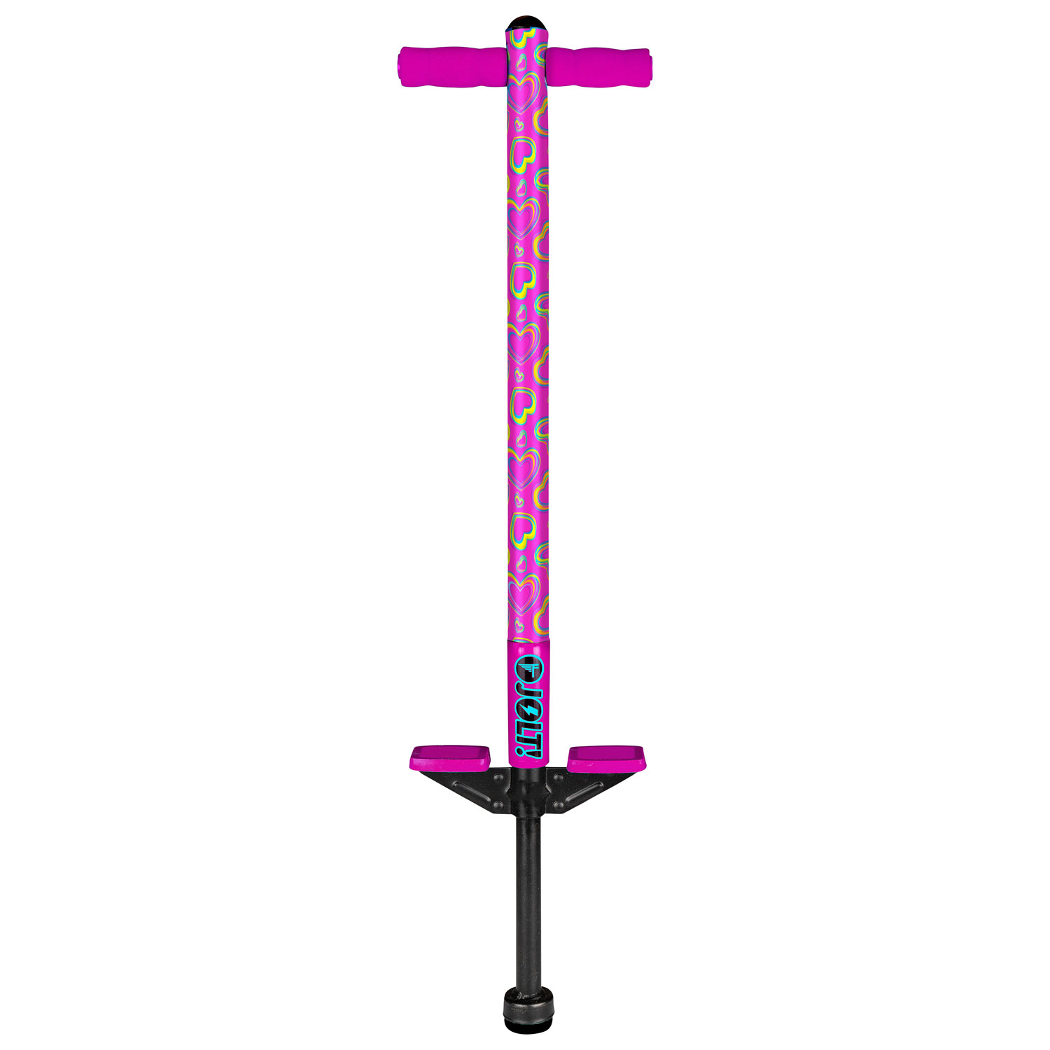 Flybar Jolt Pogo Stick - Pink Hearts