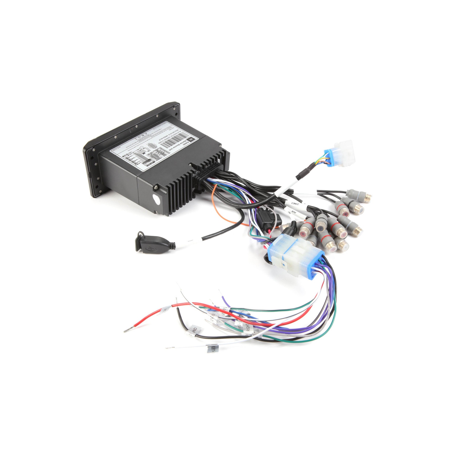 Récepteur multimédia numérique nautique série R4500 Wake de JBL avec écran couleur LCD