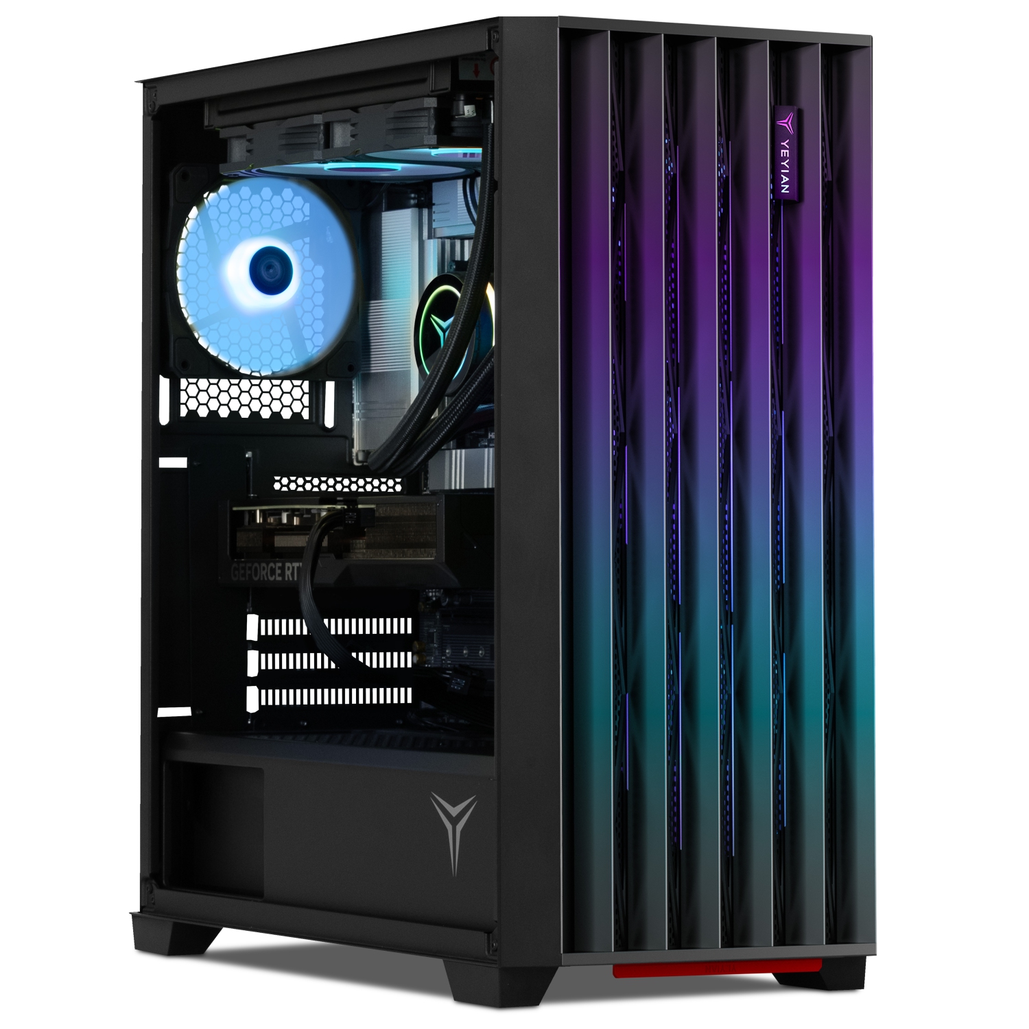 YEYIAN Phoenix Mesh AI Gaming Desktop - Intel Core Ultra 7 265F 5.3 GHz | RTX 5070 12GB GDDR7 | 32GB DDR5 RGB 6000MHz | 2TB Gen4 NVMe SSD | B860