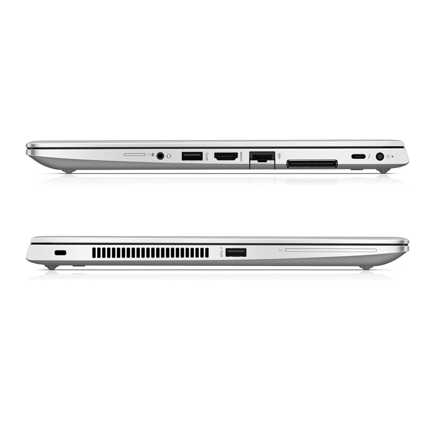 Refurbished - HP Elitebook 840 G6, 14" 1080P Touchscreen, Ultra Fast Intel Quad-Core i7-8665, Large 16GB RAM, 256GB SSD, Webcam/Mic, Backlit