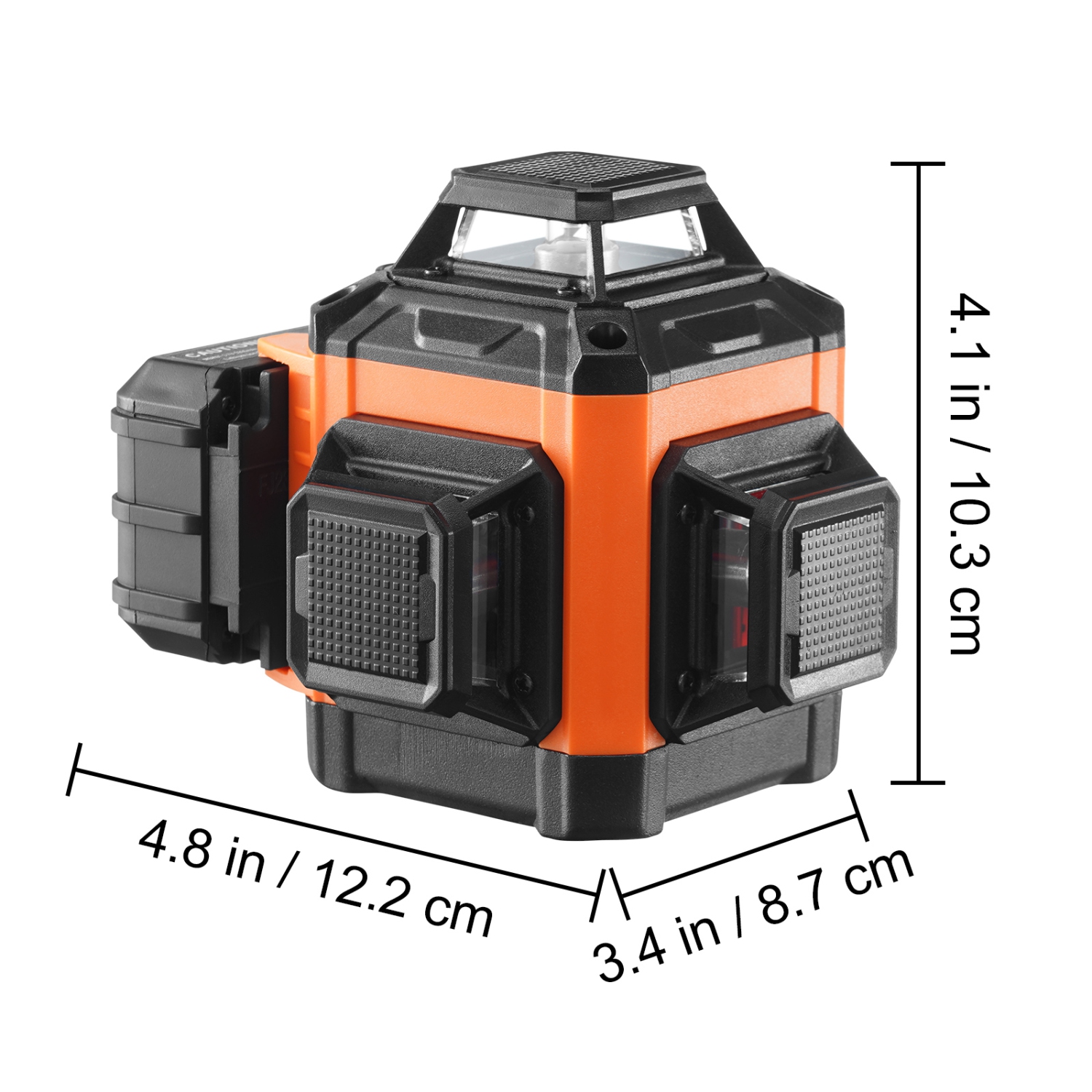 VEVOR 100ft Self Leveling Laser Level, Manual Green 3 x 360° Cross Line Laser, Manual Self-leveling Mode & IP54 Waterproof 8h Continuous Working Time