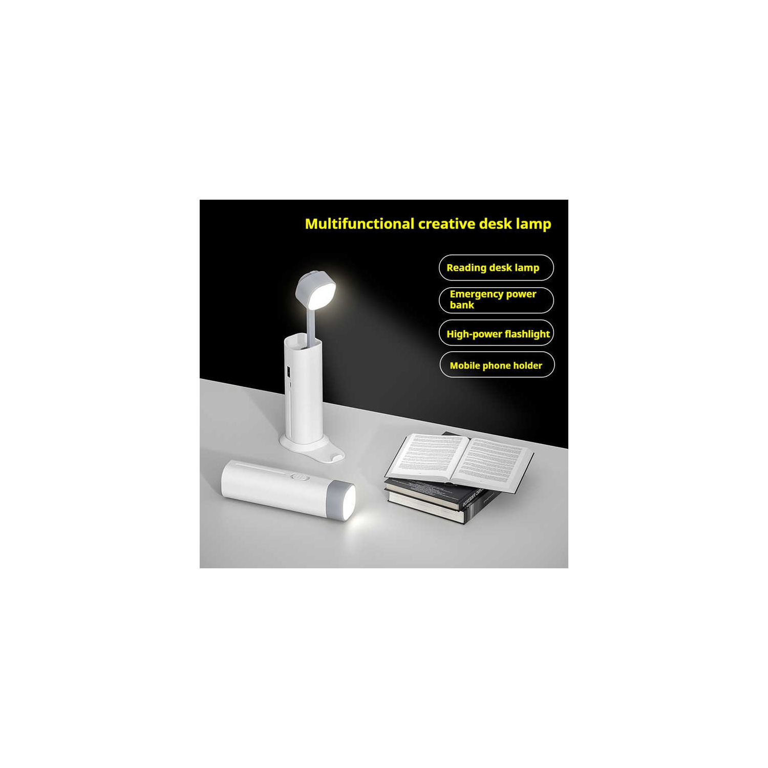 Lampe de bureau dédiée rechargeable lampe de bureau LED lecture lampe de dortoir étude petite lampe de bureau portative petite puissance mobile