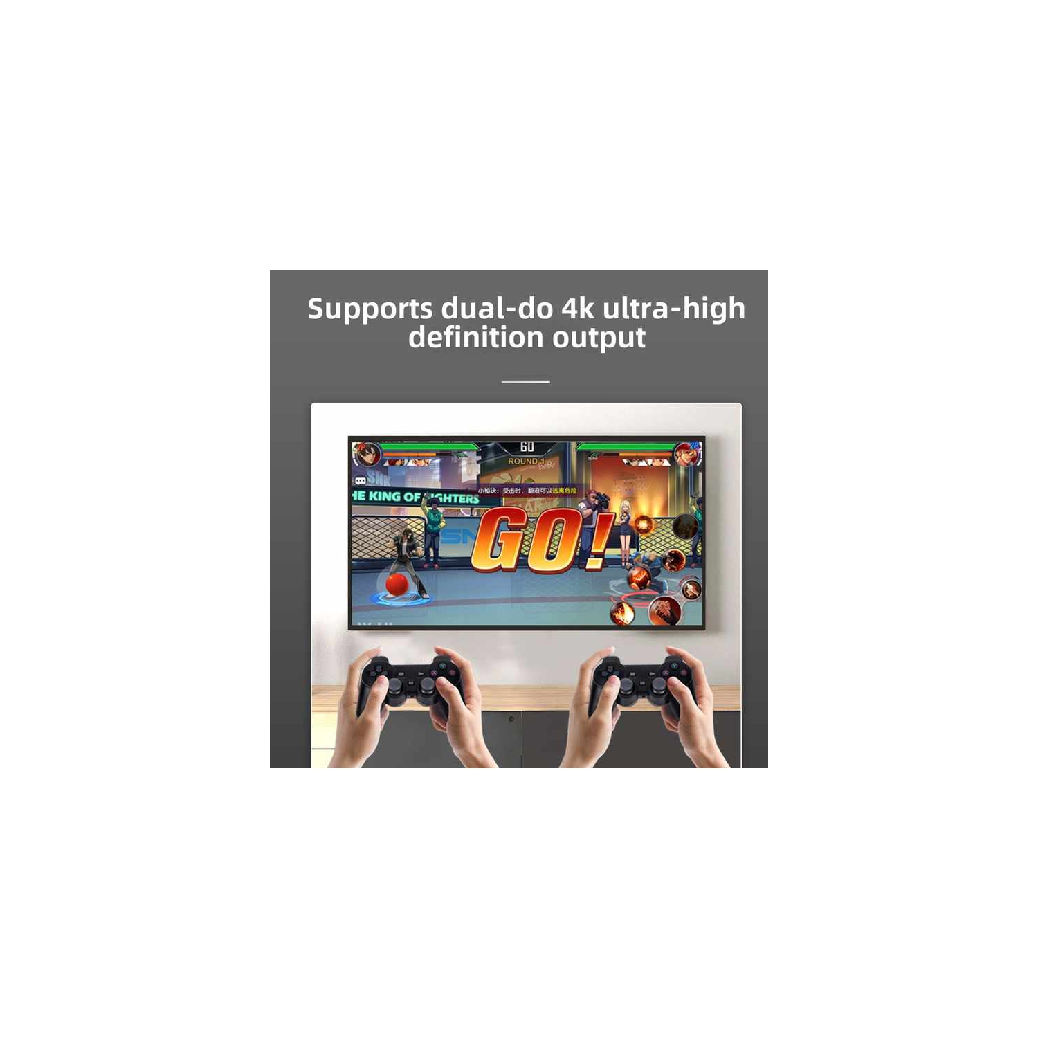 M8 Retro Game Console Double Wireless Joystick Double Battle Arcade Retro HD TV Home Game Console 8000+ Games 32G