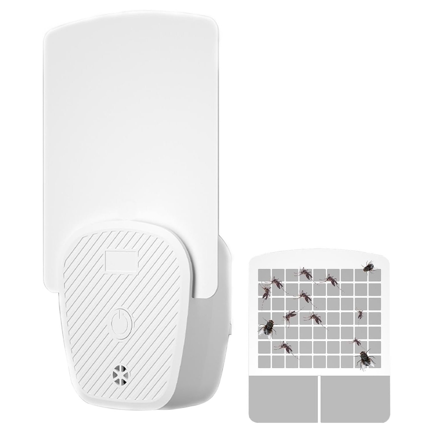 Indoor UV Fly Trap, Plug-in Bug Light Trap with UV and Blue Light, Kitchen Plug-in UV Trap, Indoor Use