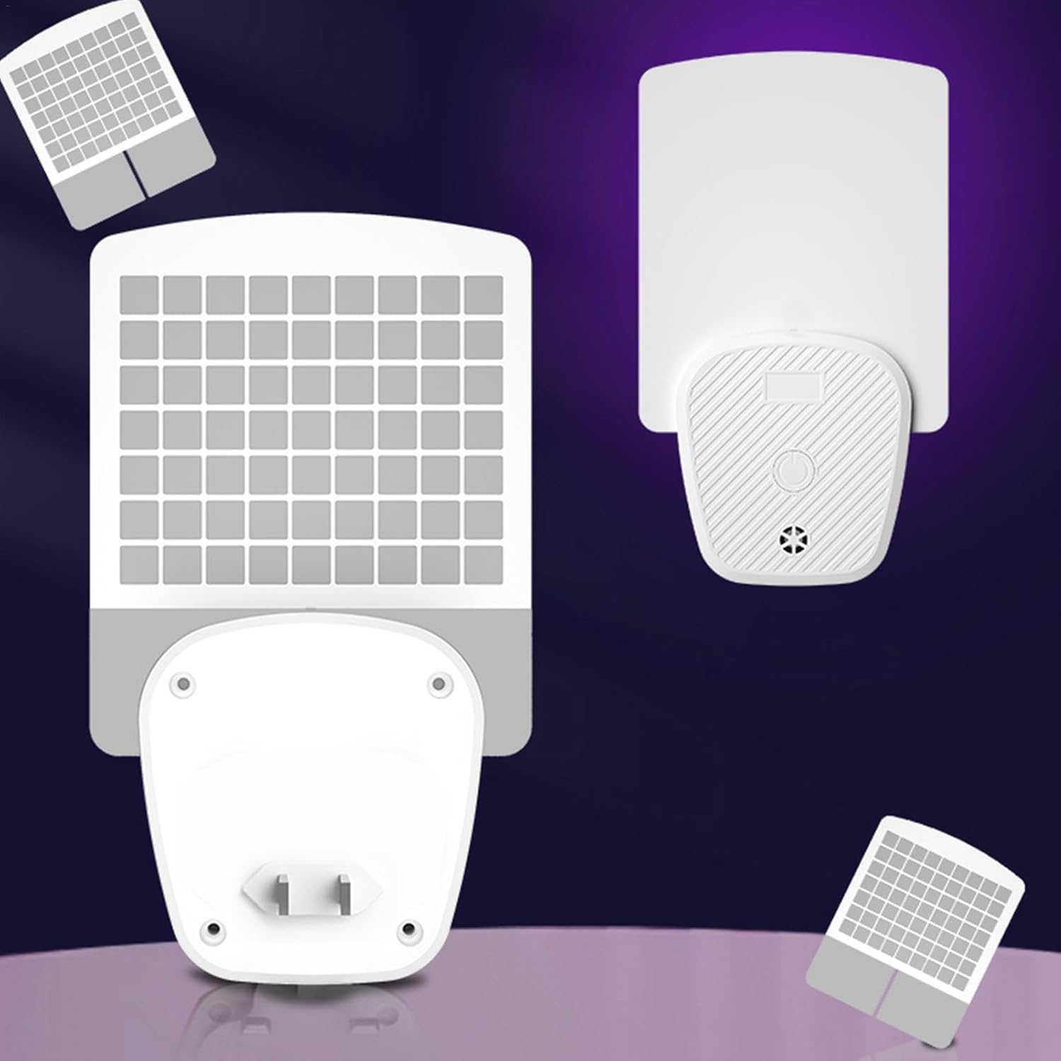 Indoor UV Fly Trap, Plug-in Bug Light Trap with UV and Blue Light, Kitchen Plug-in UV Trap, Indoor Use