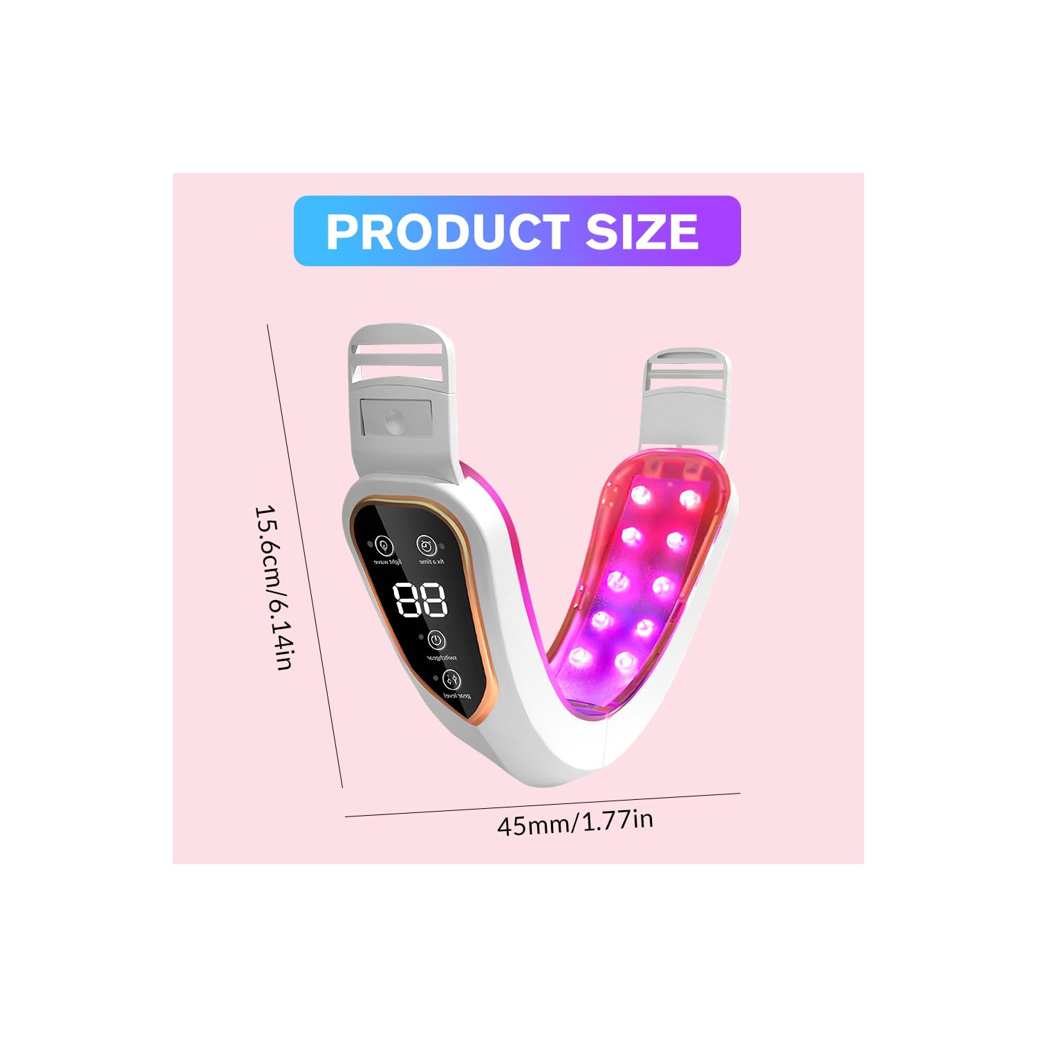 Electric Double Chin Device and V Facial Massager Machine,Facial Beauty Device for Women & Men,Face Massager Tool for Skin Care