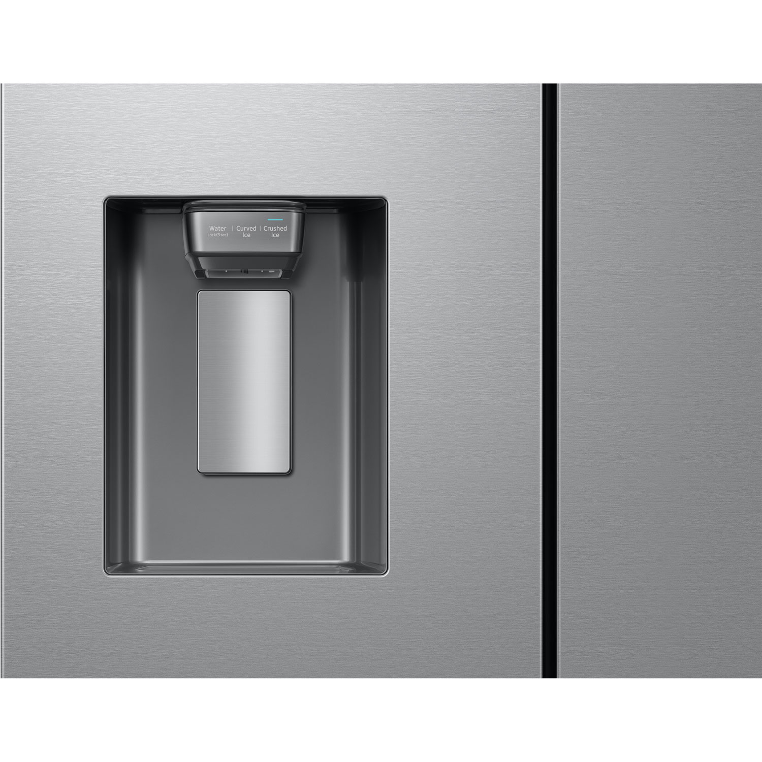 Réfrigérateur à deux portes à profondeur de comptoir 25,5 pi³ 36 po avec distributeur d'eau et de glace externe de Samsung - Acier inoxydable