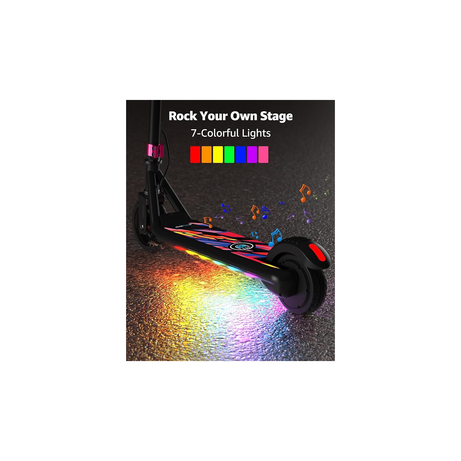 Gyroor H30 Max 5.3" Kid's scooter with Bluetooth - Pink