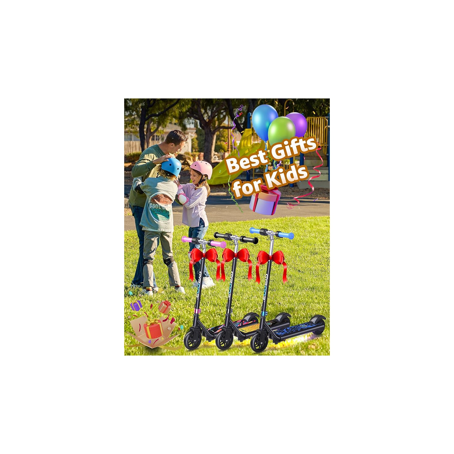 Gyroor H30 Max 5.3" Kid's scooter with Bluetooth - Pink