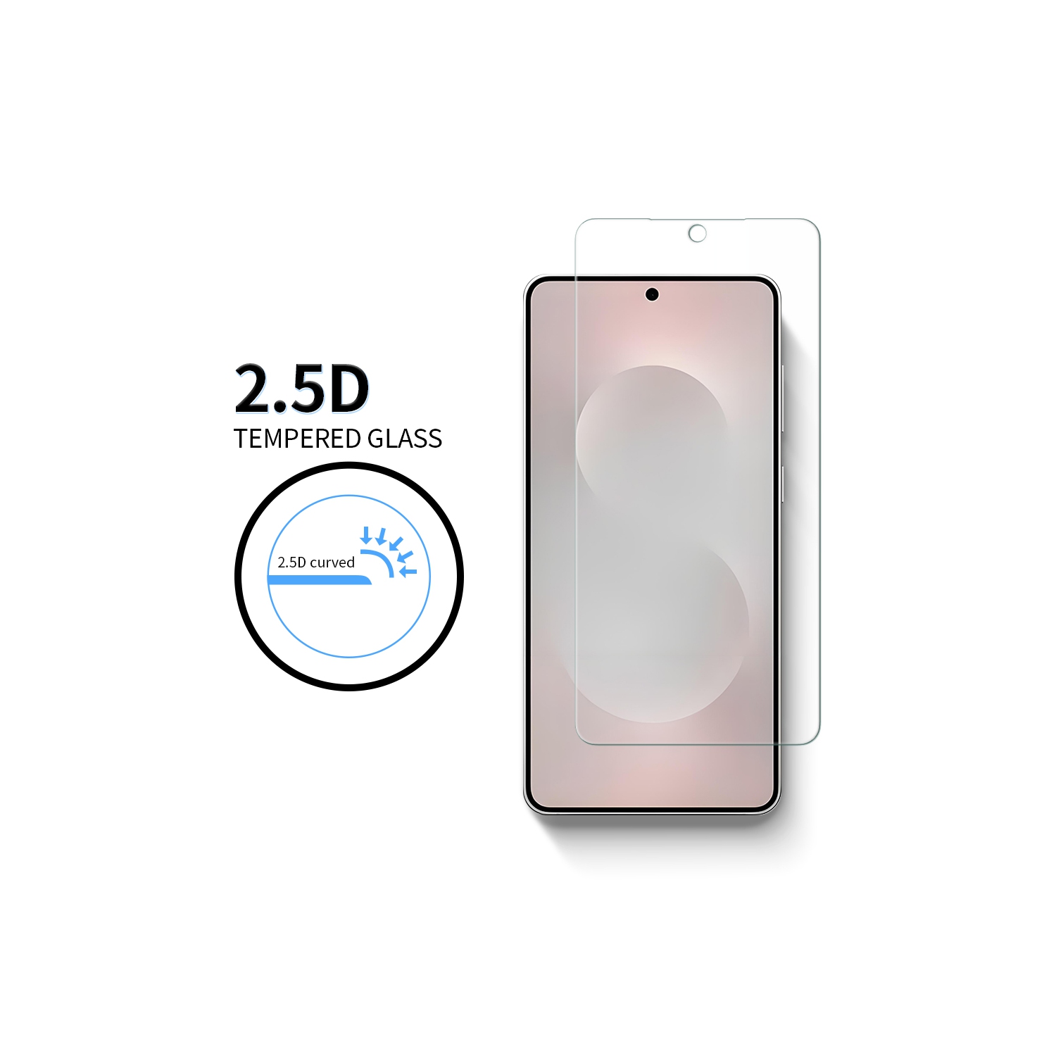 Verre avec plateau d'alignement d'Uolo Shield pour Galaxy S25 Edge de Samsung