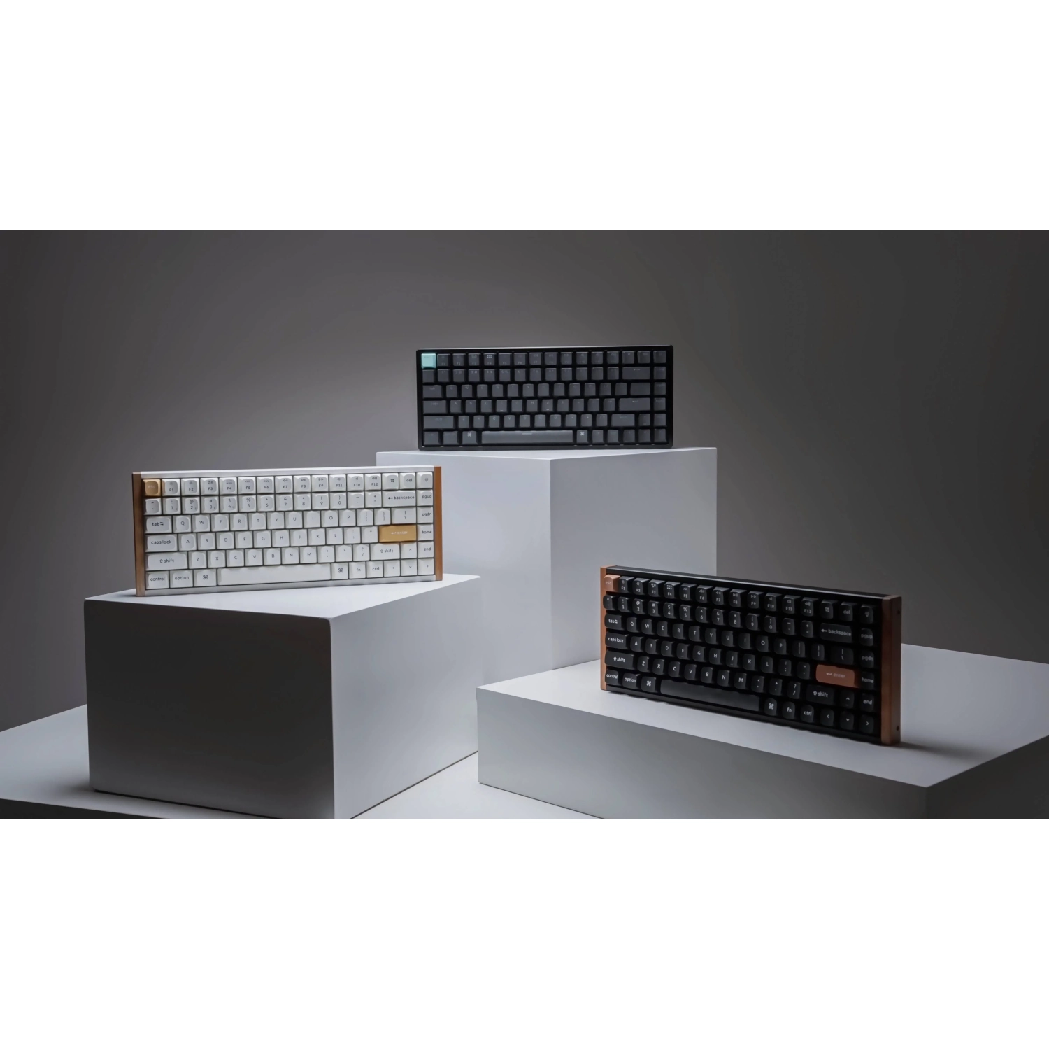 Keychron K2 HE Wireless Mechanical Keyboard for Mac & PC - 75% Compact Design, RGB Lighting, Aluminum Body, macOS Shortcut Keys, White