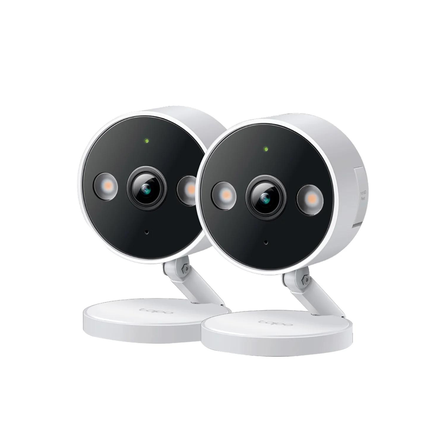BOÎTE OUVERTE - Ensemble de 2 caméras de surveillance intérieures/extérieures Wi-Fi Tapo C120 de TP-Link