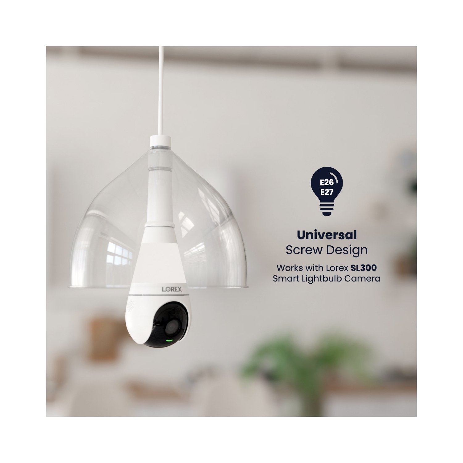 Lorex Medium Base Lightbulb Socket Extender