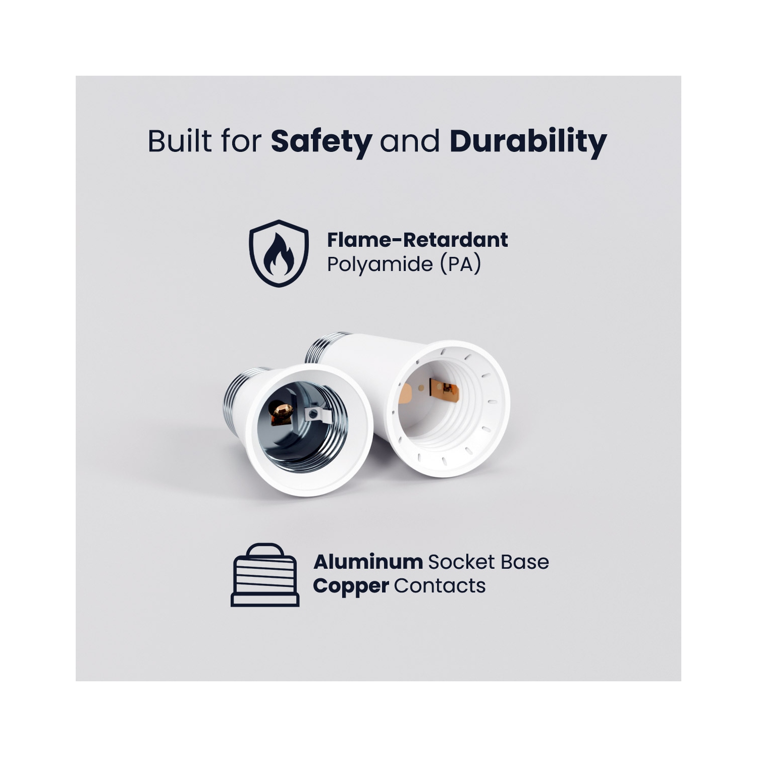 Lorex Medium Base Lightbulb Socket Extender