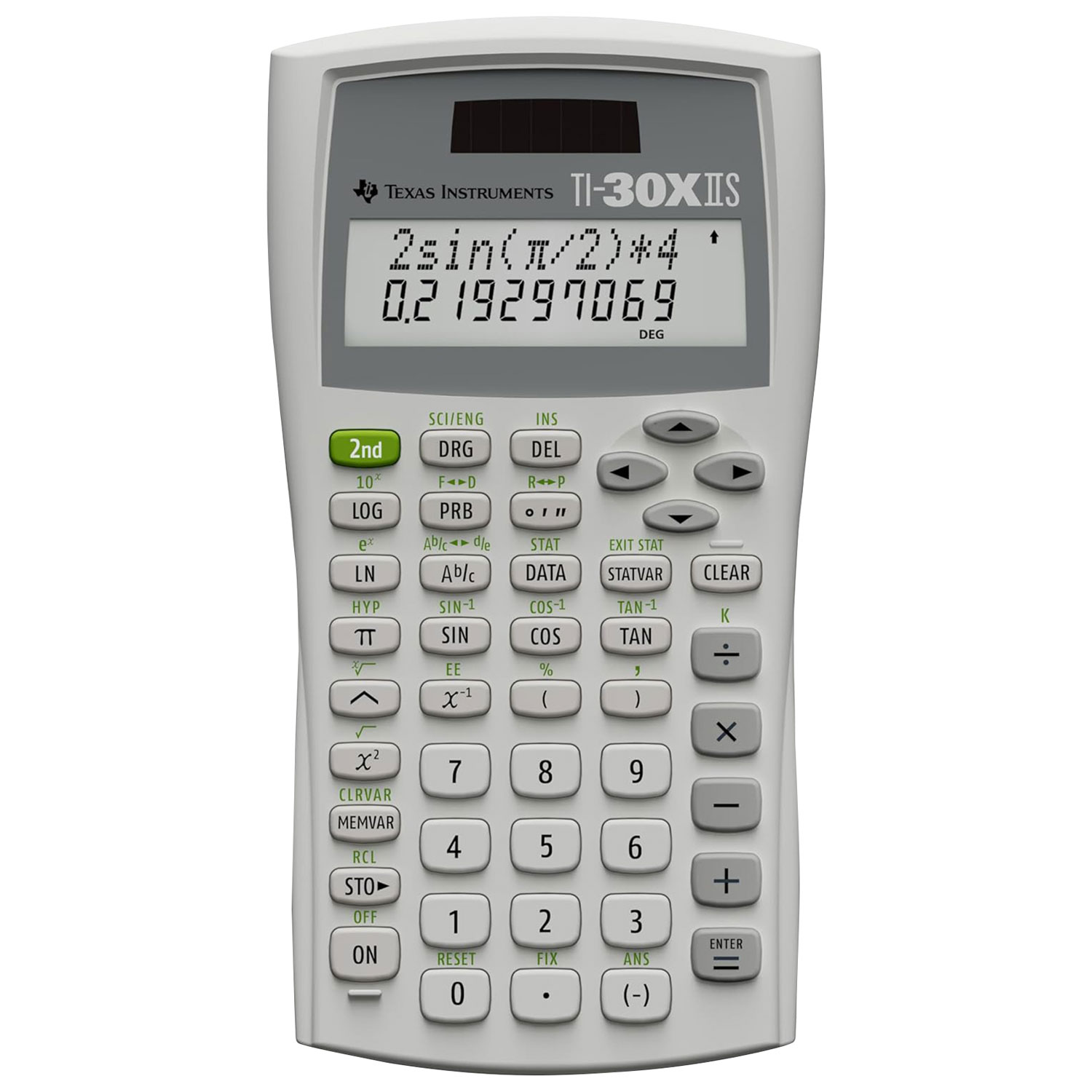 Texas Instruments TI-30XIIS Scientific Calculator - White