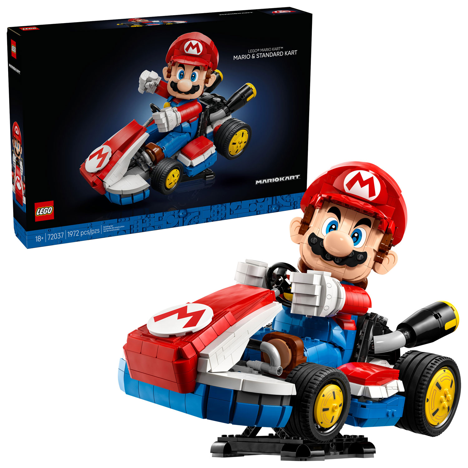 LEGO Super Mario : Mario et kart standard - 1972 pièces