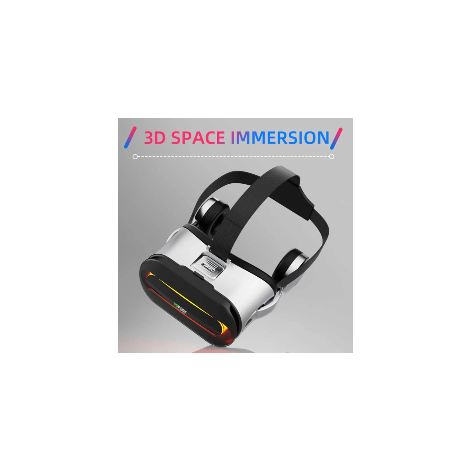 Appareil tout-en-un pour lunettes d'affichage virtuel, BOÎTIER intelligent pour film haute définition sans fil VR Lunettes VR - Noir J60 + poignée X3